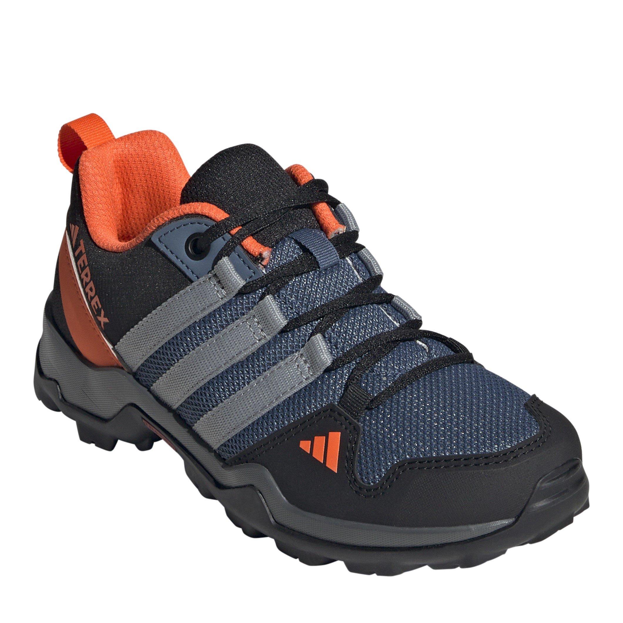 Acciaio/Grigio/Arancione - adidas - Kids' Terrex Ax2r Hiking Non Waterproof Hiking Shoes - 3