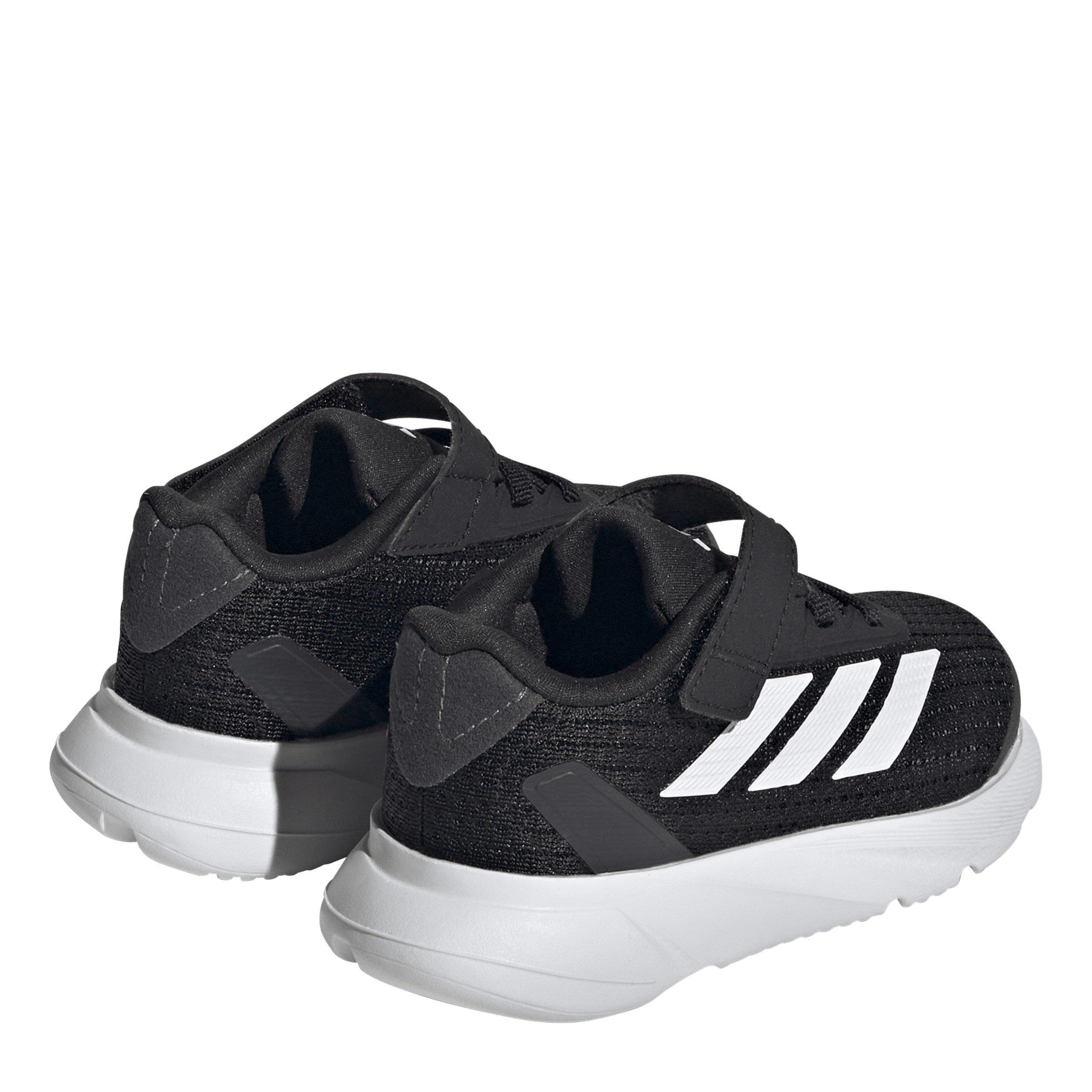 Blk/White/Crbn - adidas - Kids Duramo Sl El I Casual Low-Top Trainers - 4