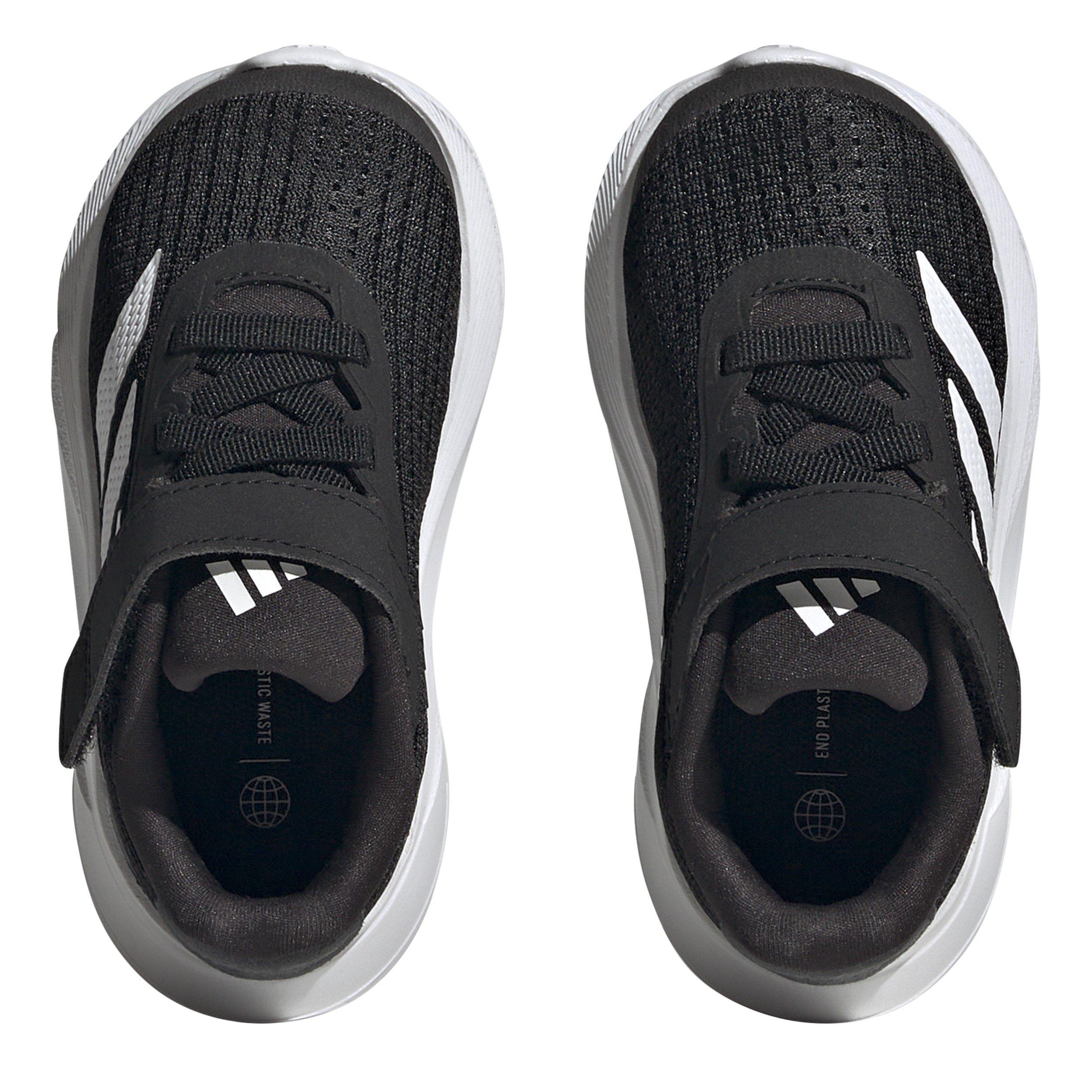Blk/White/Crbn - adidas - Kids Duramo Sl El I Casual Low-Top Trainers - 5