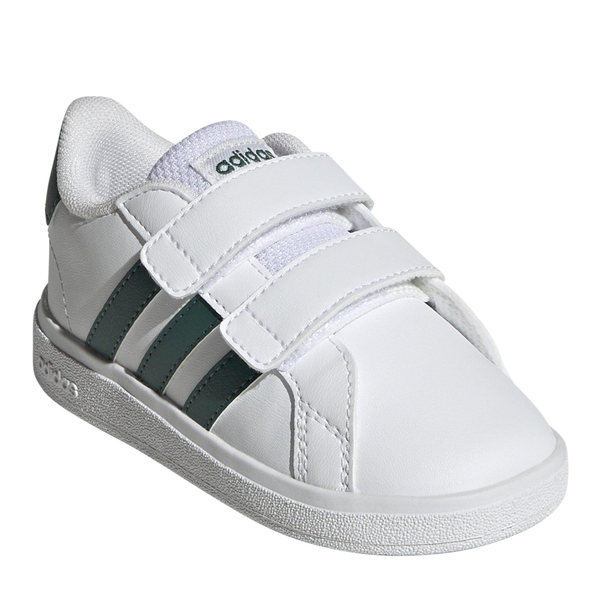 Bianco/Verde - adidas - Kids' Grand Court Trainers - 3