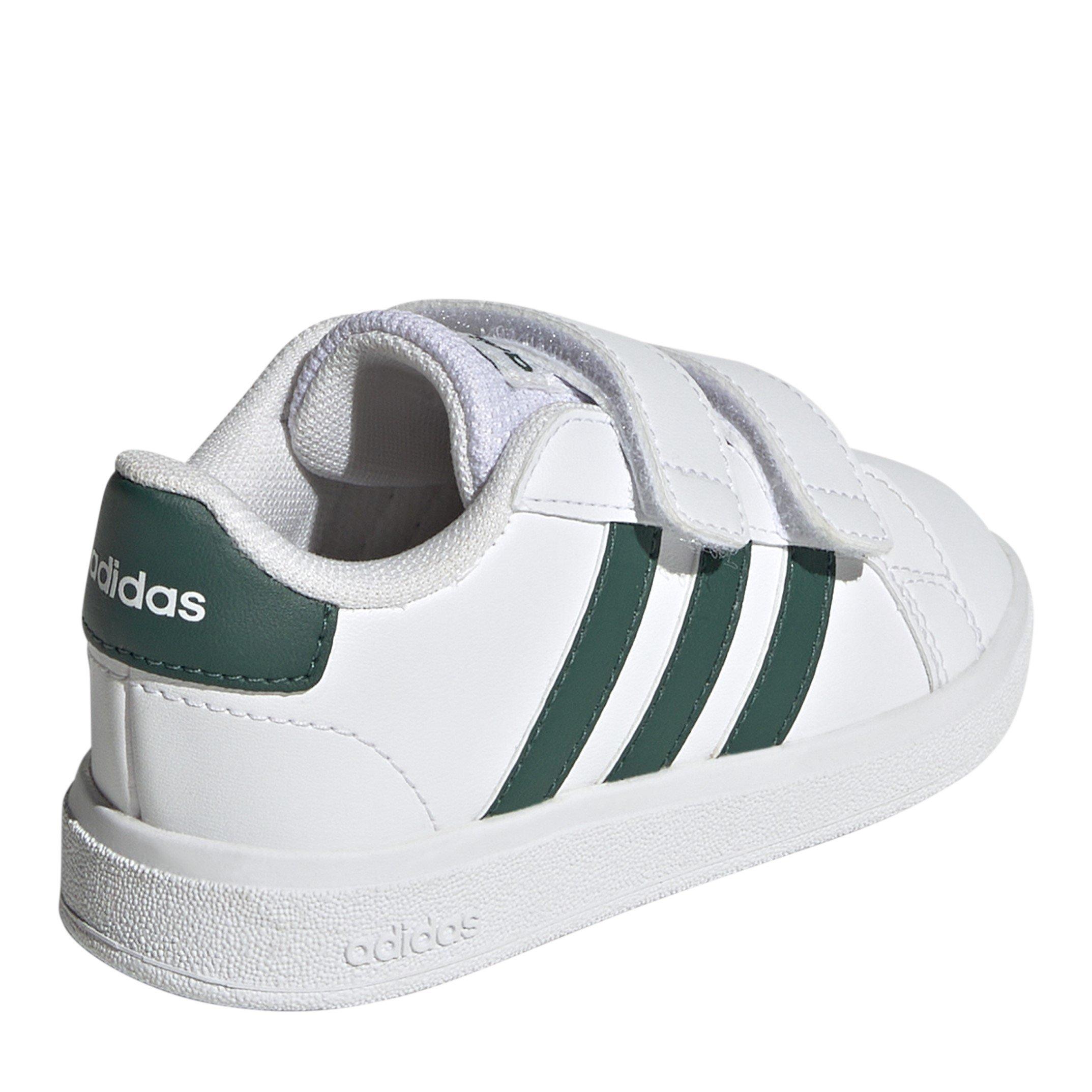 Bianco/Verde - adidas - Kids' Grand Court Trainers - 4