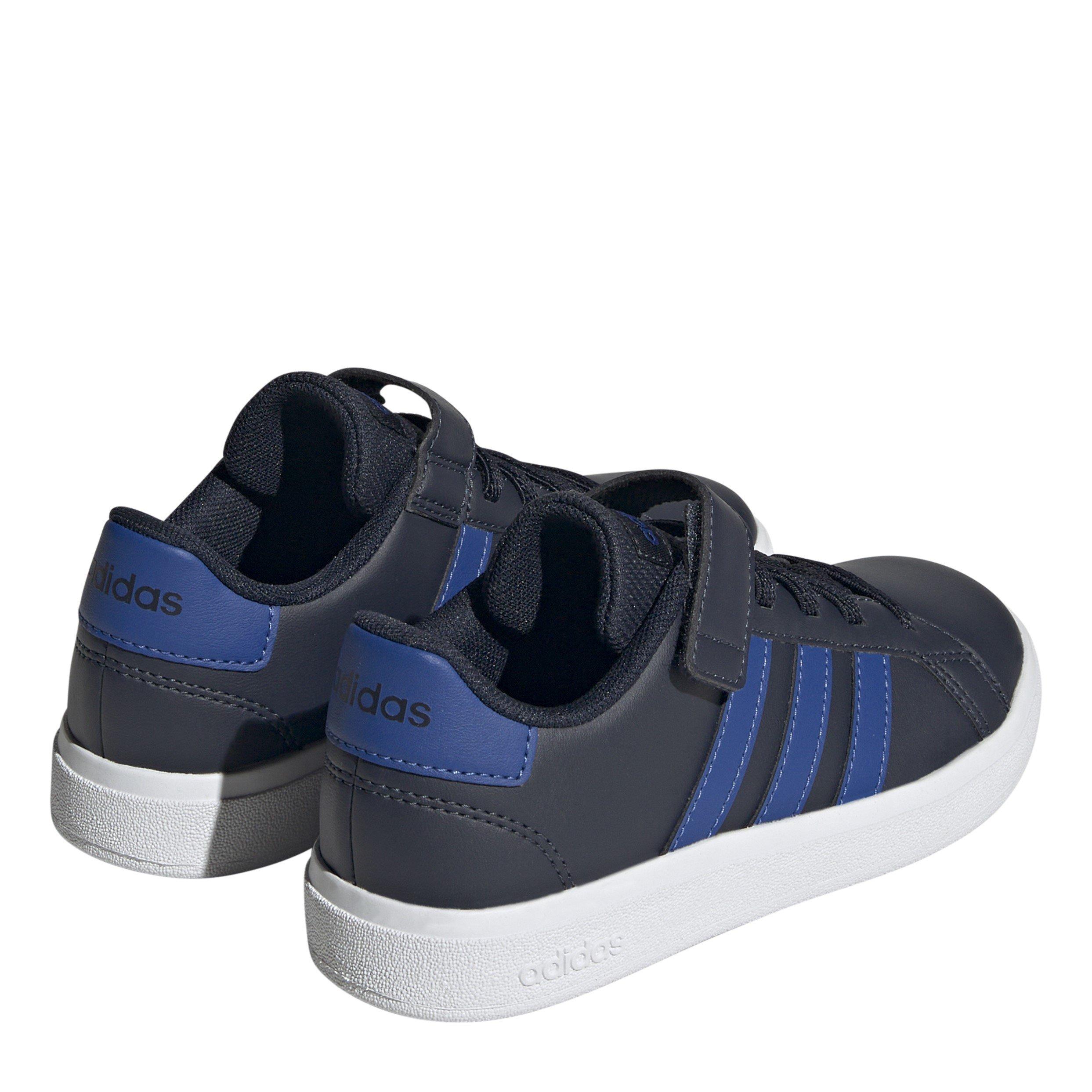 Tinte/Blau/Weiß - adidas - Grand Court 2.0 Trainers Childrens - 4