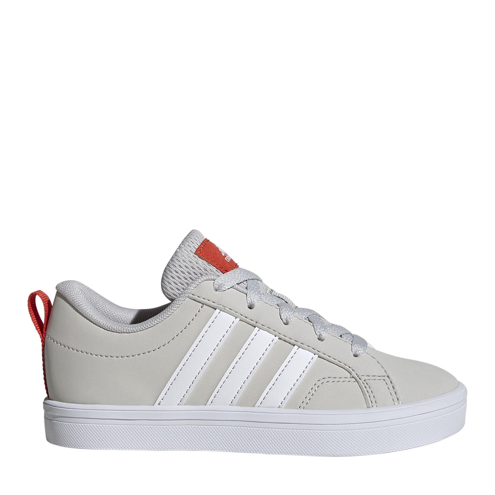 Grey/White/Red - adidas - Unisex Kids' Court Trainers - 1