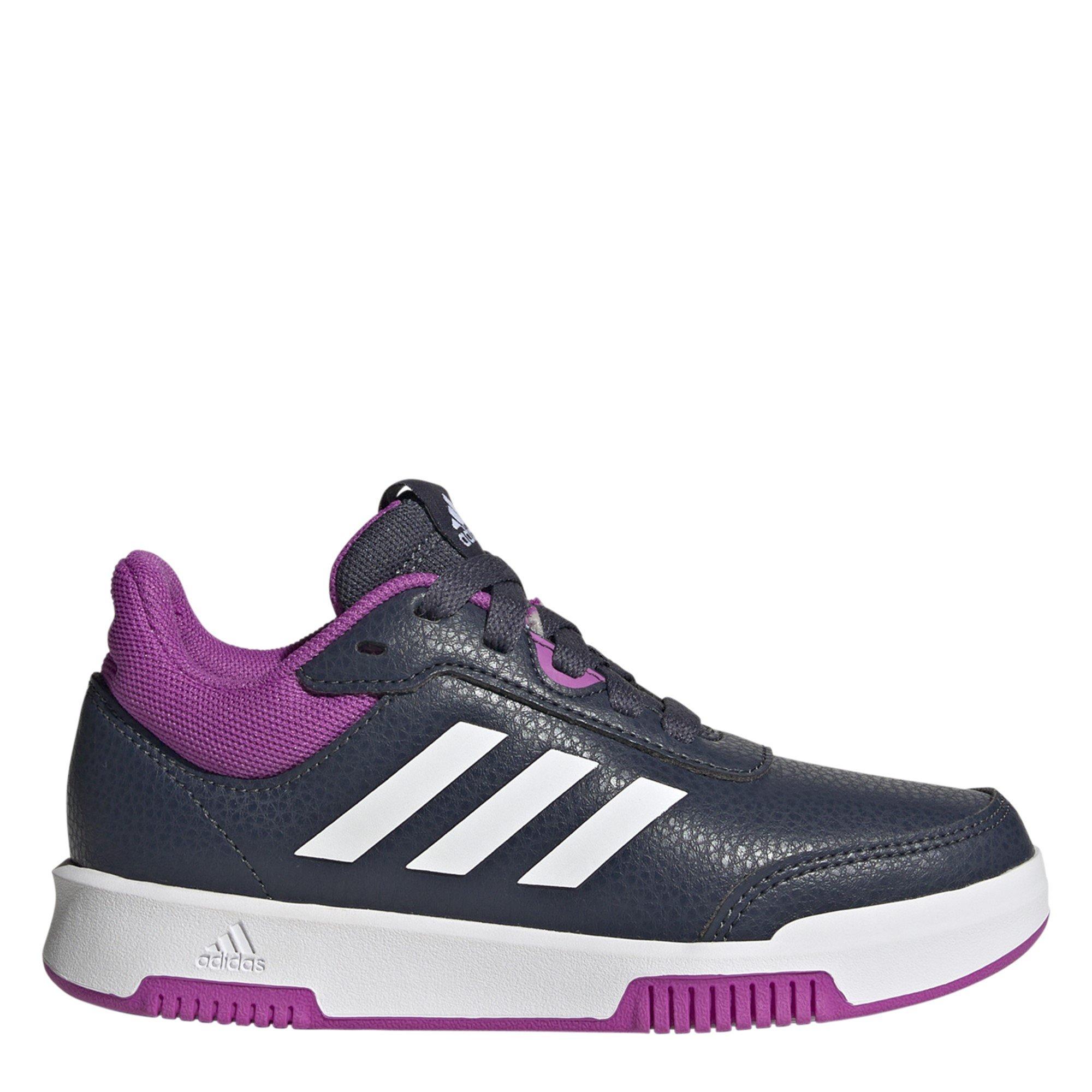 Navy/White/Pink - adidas - Tensaur Sport Court Trainers - 1