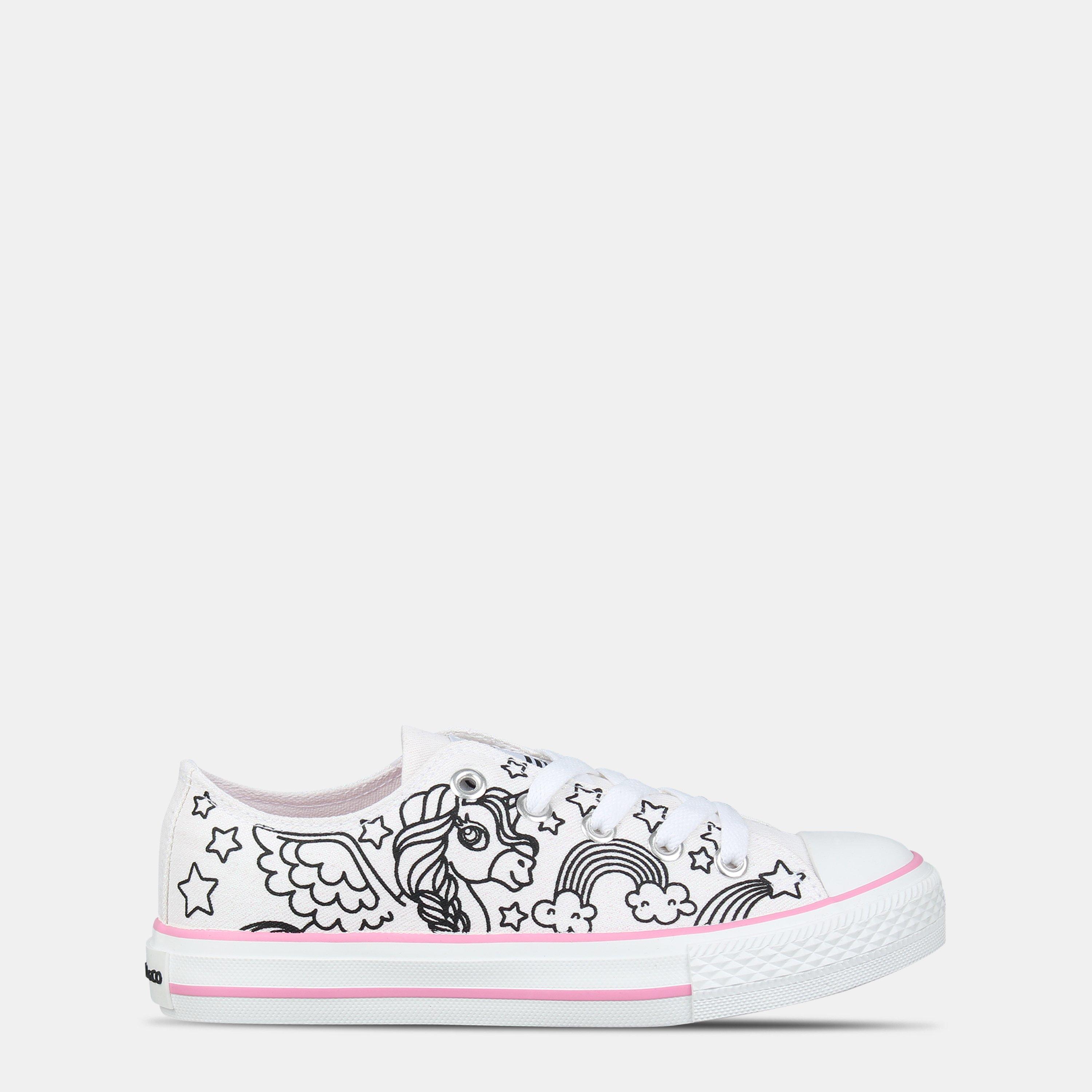 Unicorn - SoulCal - Kids' Canvas High-Top Trainers - 1