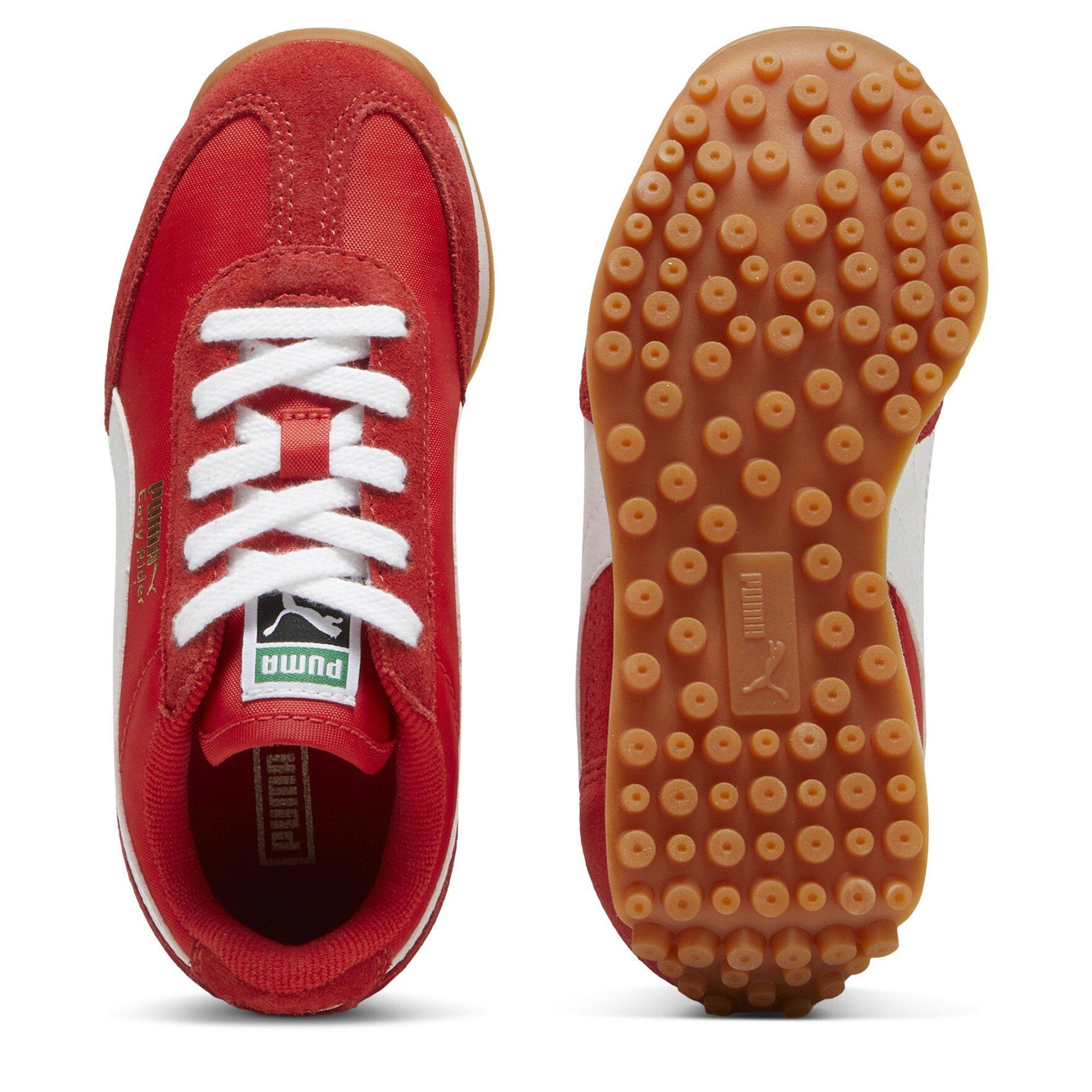 Rood-Wit - Puma - Unisex Kids' Easy Rider Vintage Low-Top Trainers - 3