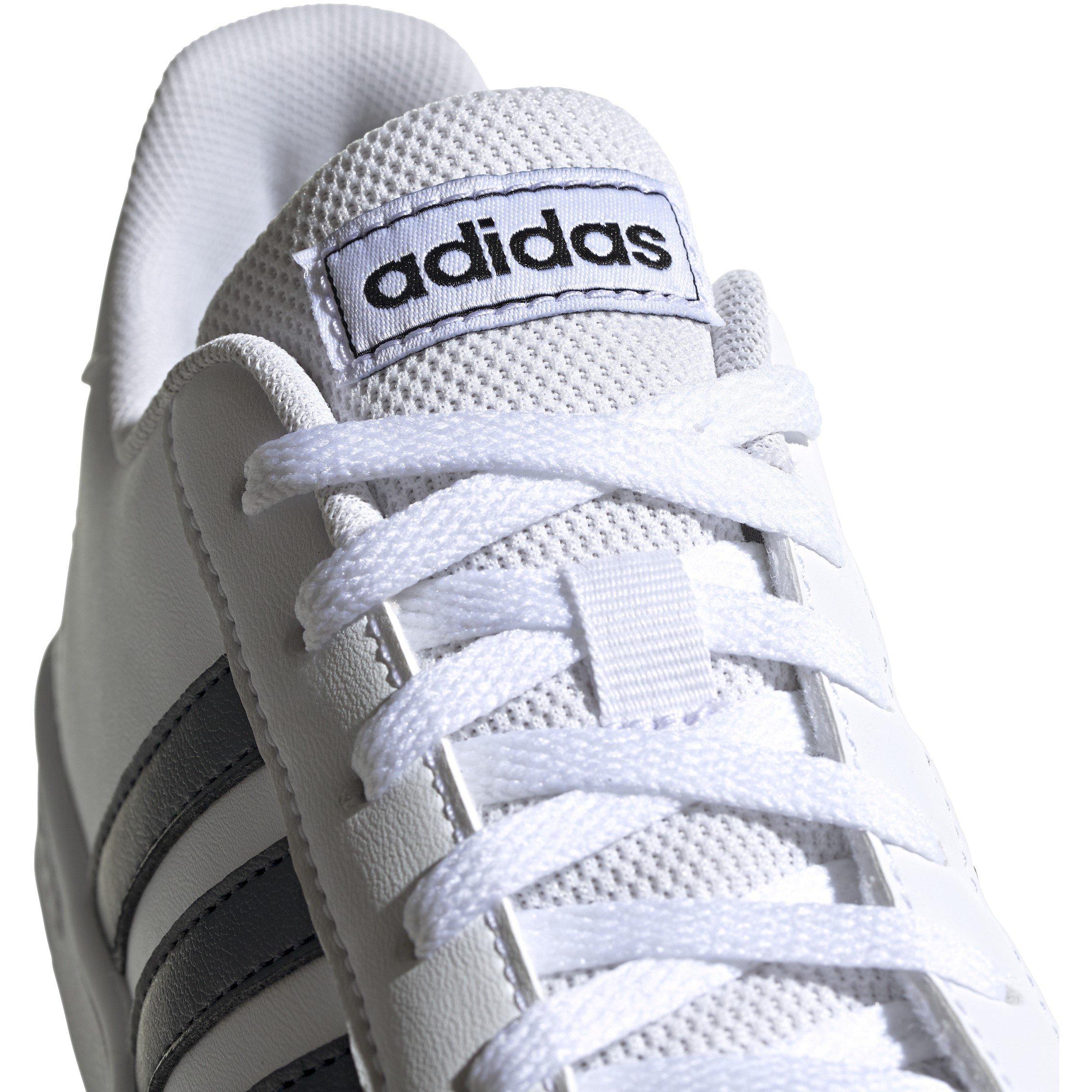 White/Black - adidas - Grand Court Shoes Juniors - 8