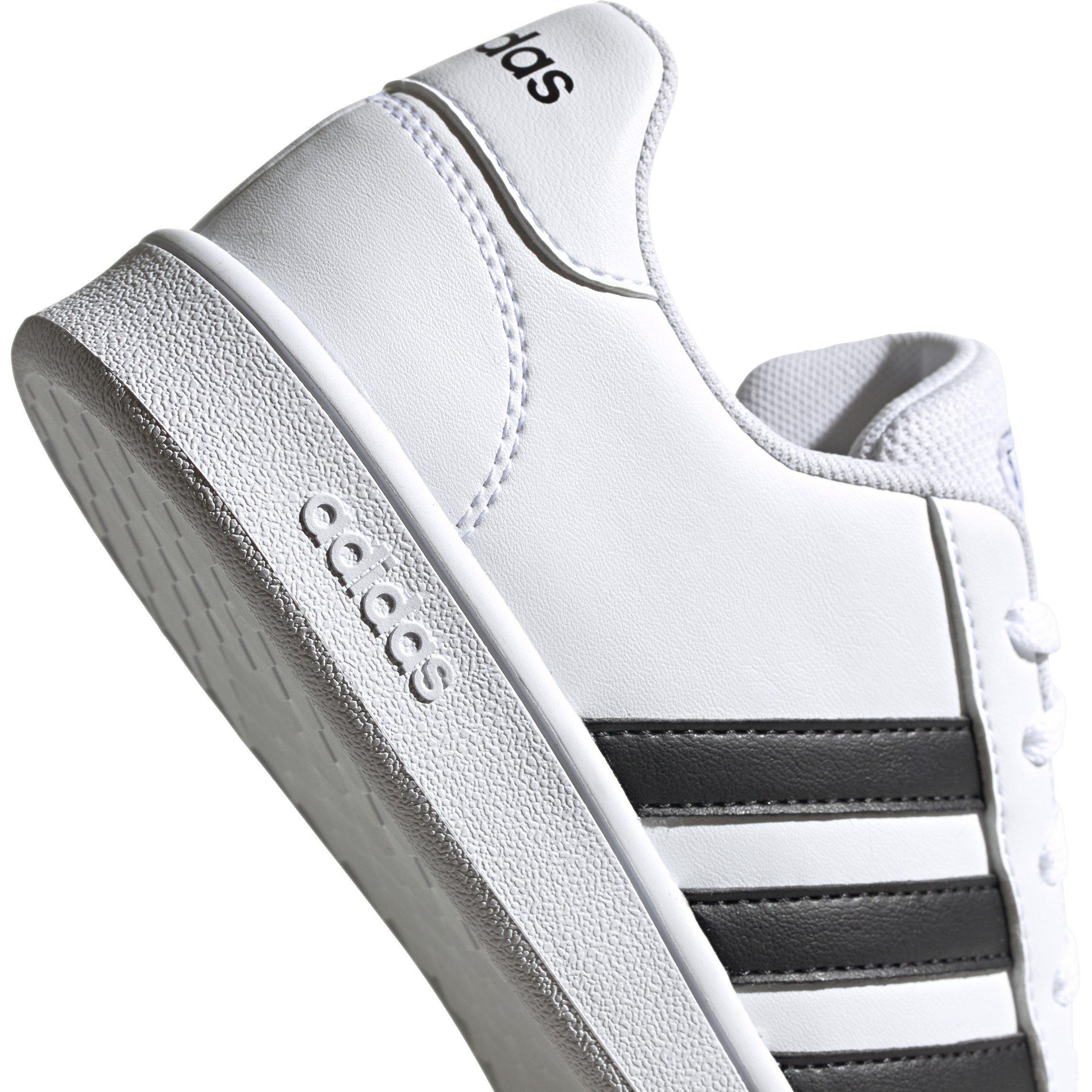 White/Black - adidas - Grand Court Shoes Juniors - 9
