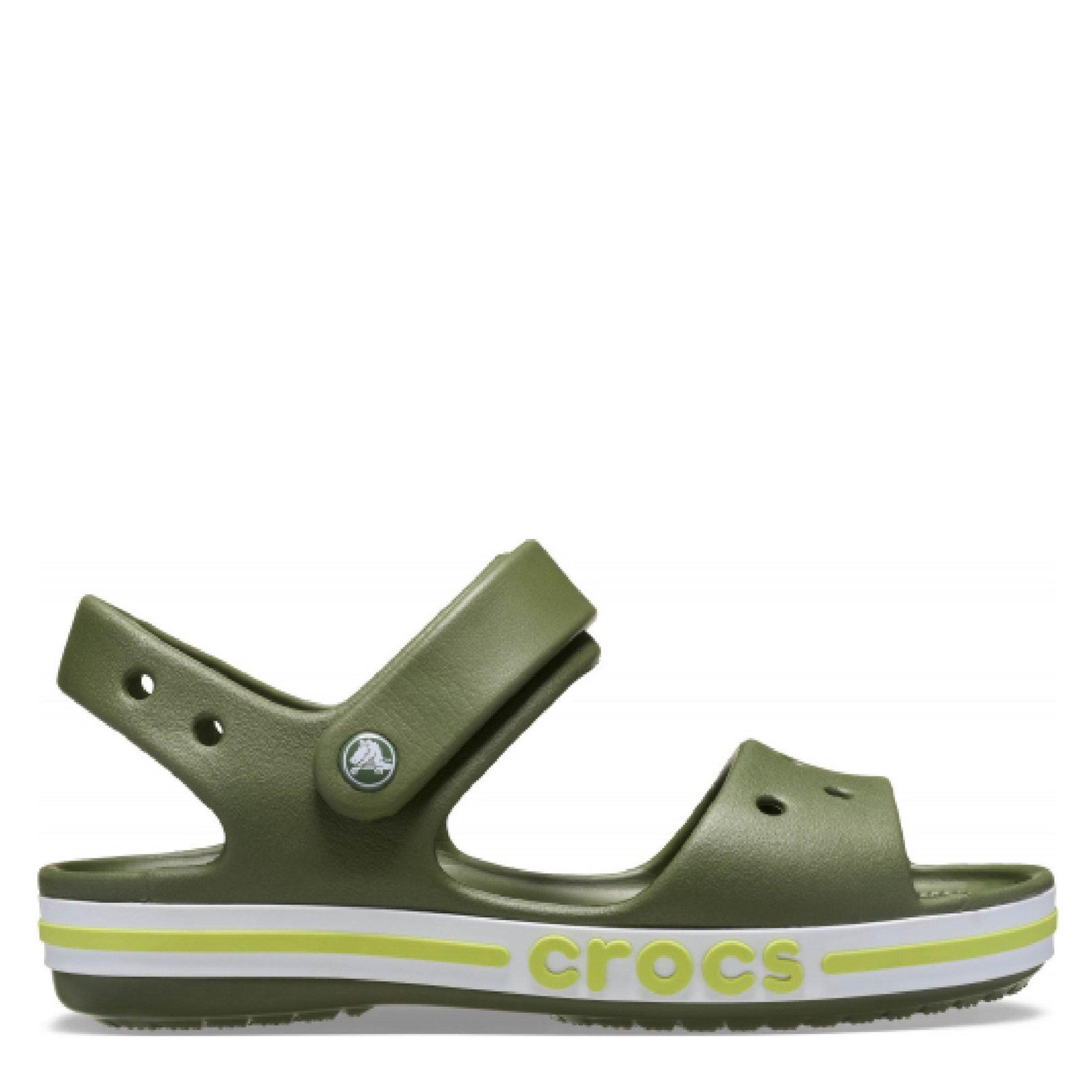 Army Green - Crocs - Unisex Kids Bayaband Clogs - 1