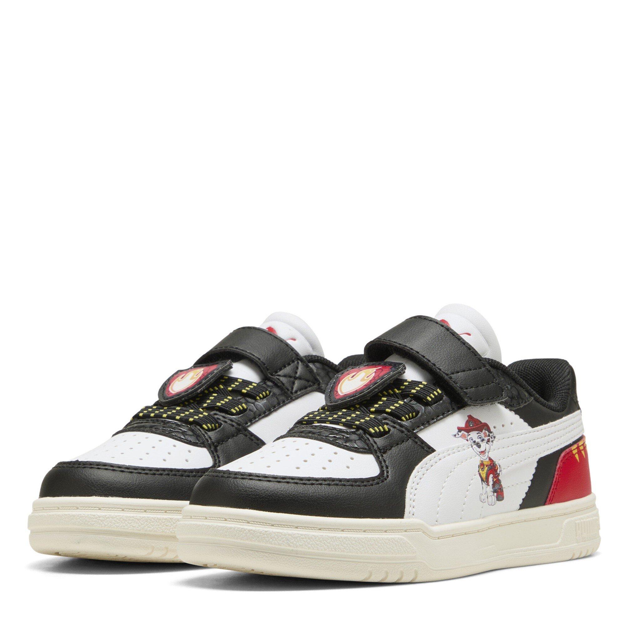Zwart/Wit/Rood - Puma - Kids' Low-Top Trainers - 1
