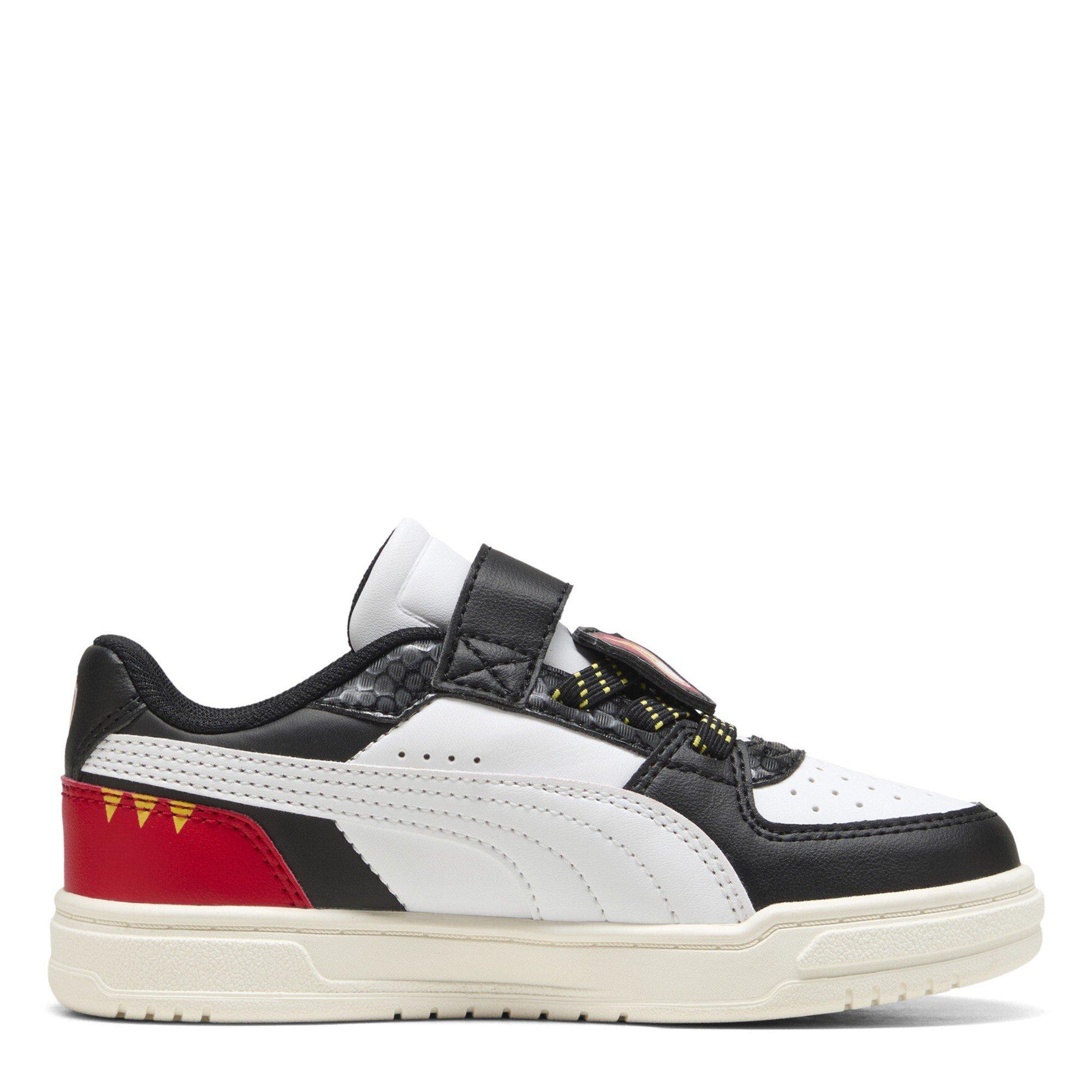 Zwart/Wit/Rood - Puma - Kids' Low-Top Trainers - 4