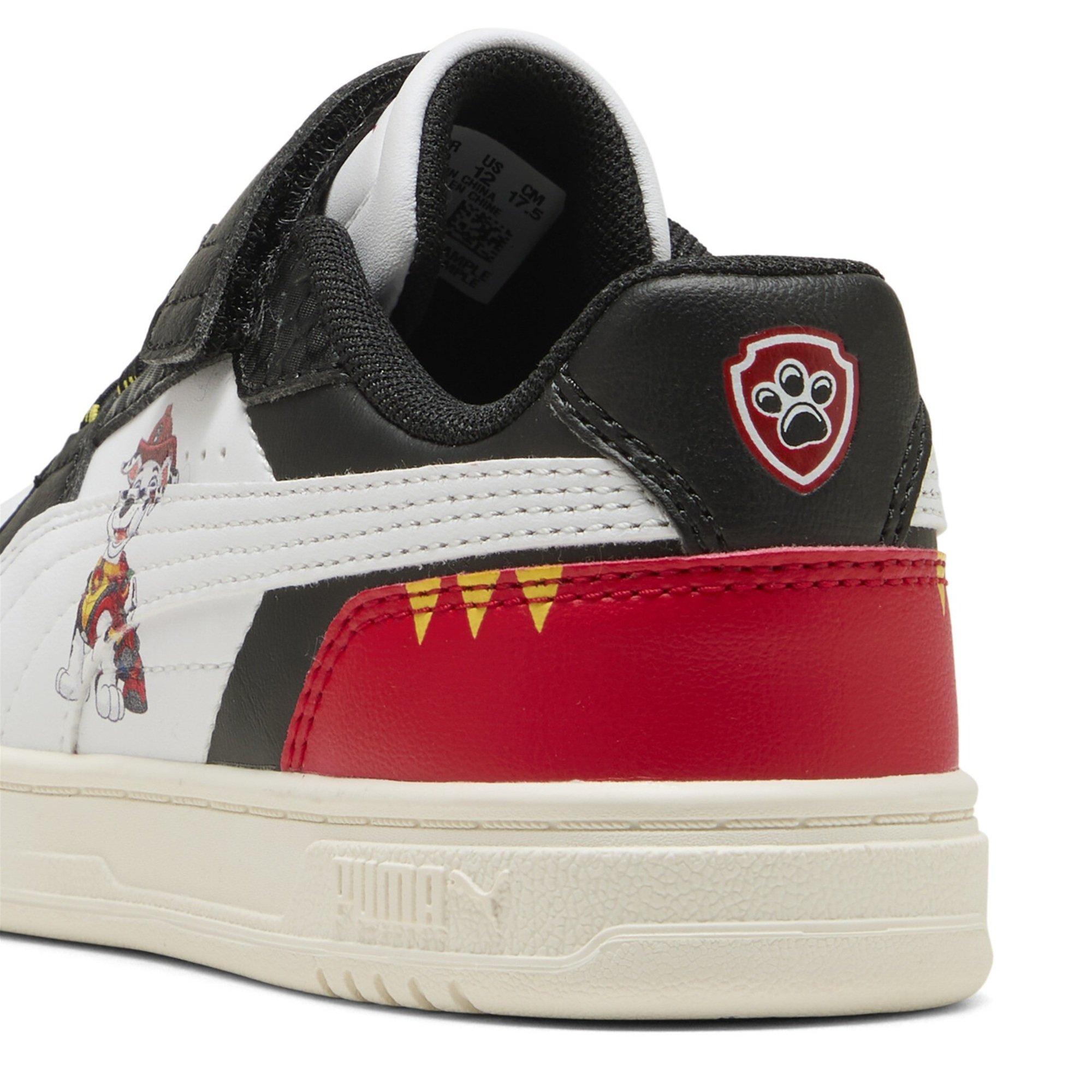 Zwart/Wit/Rood - Puma - Kids' Low-Top Trainers - 5