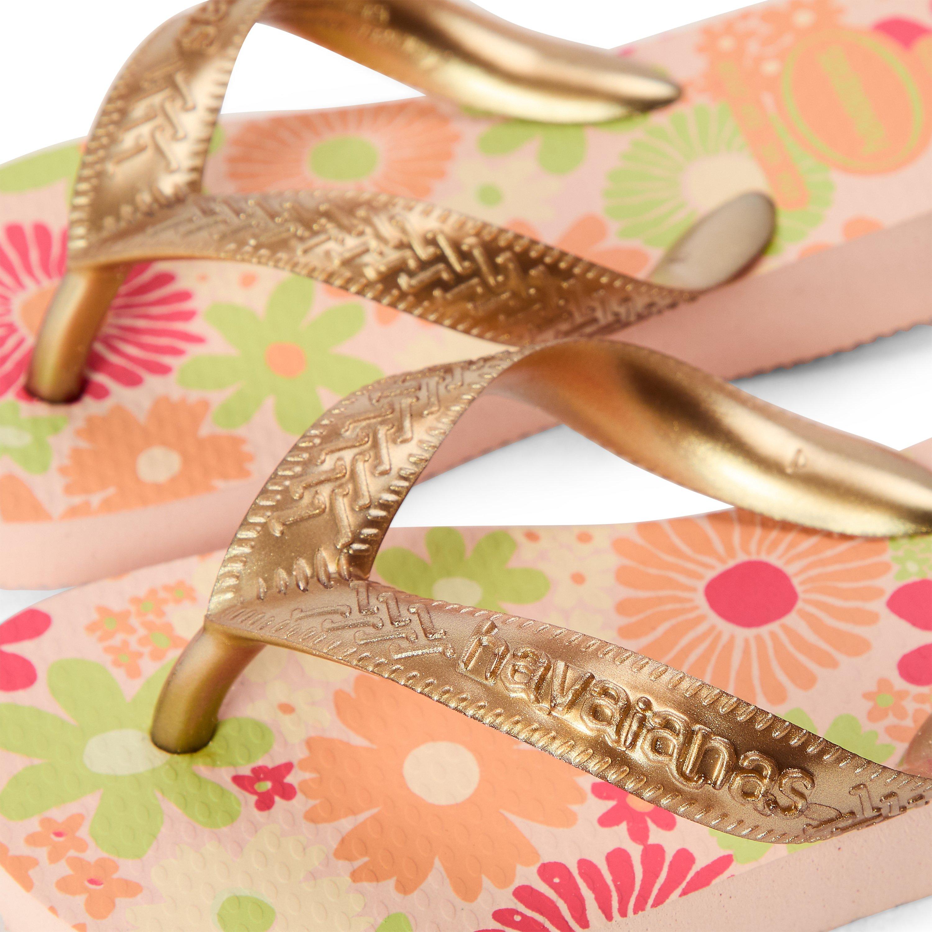 Dark Black - Havaianas - Unisex Kids' Pink Lemonade Flip Flops - 3