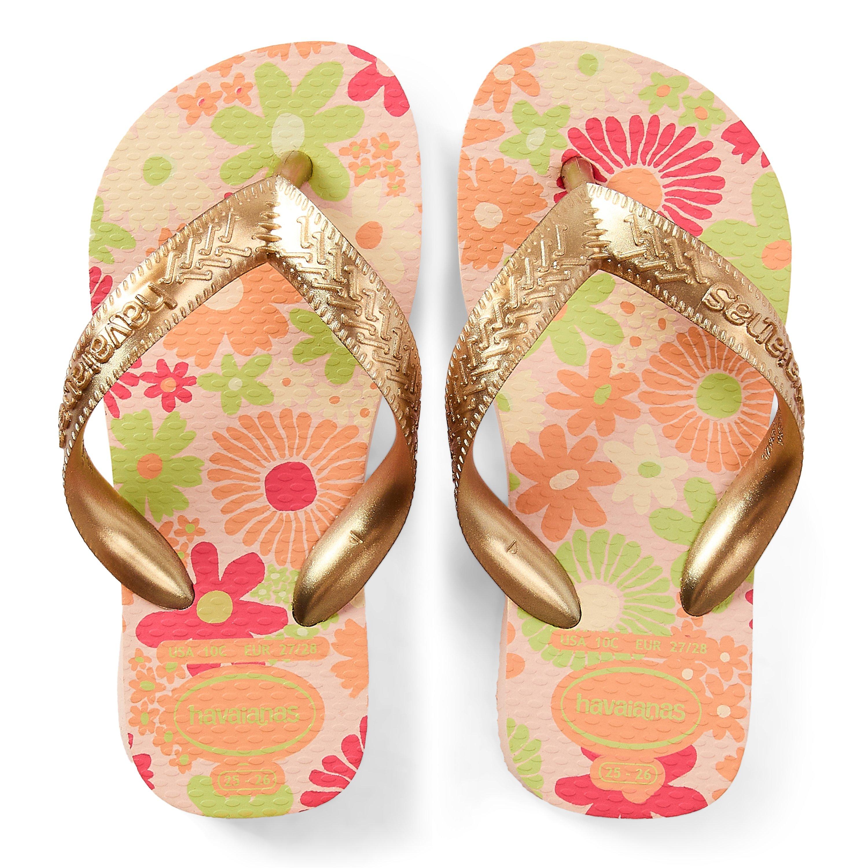 Dark Black - Havaianas - Unisex Kids' Pink Lemonade Flip Flops - 4