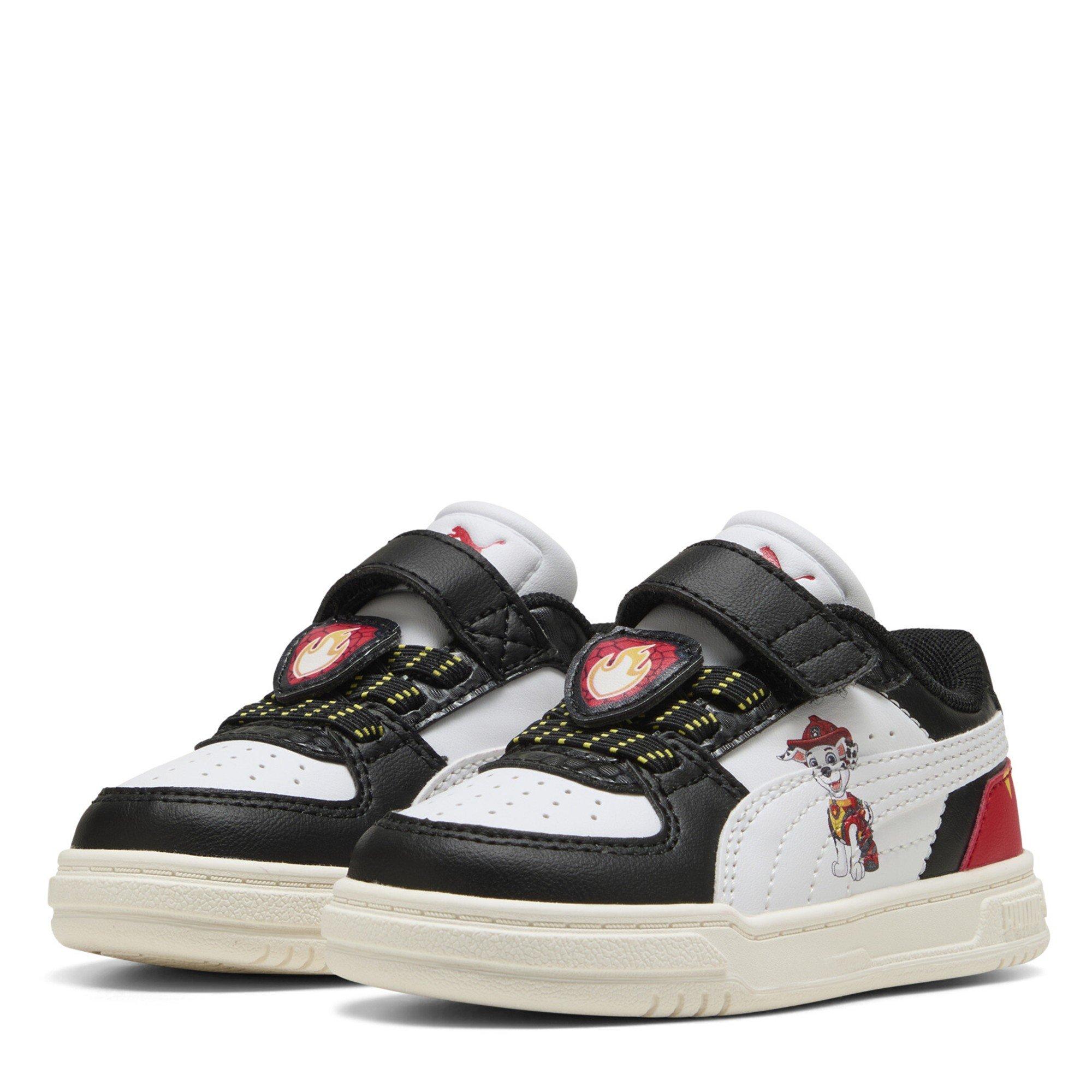 Zwart/Wit/Rood - Puma - Kids' Low-Top Trainers - 1