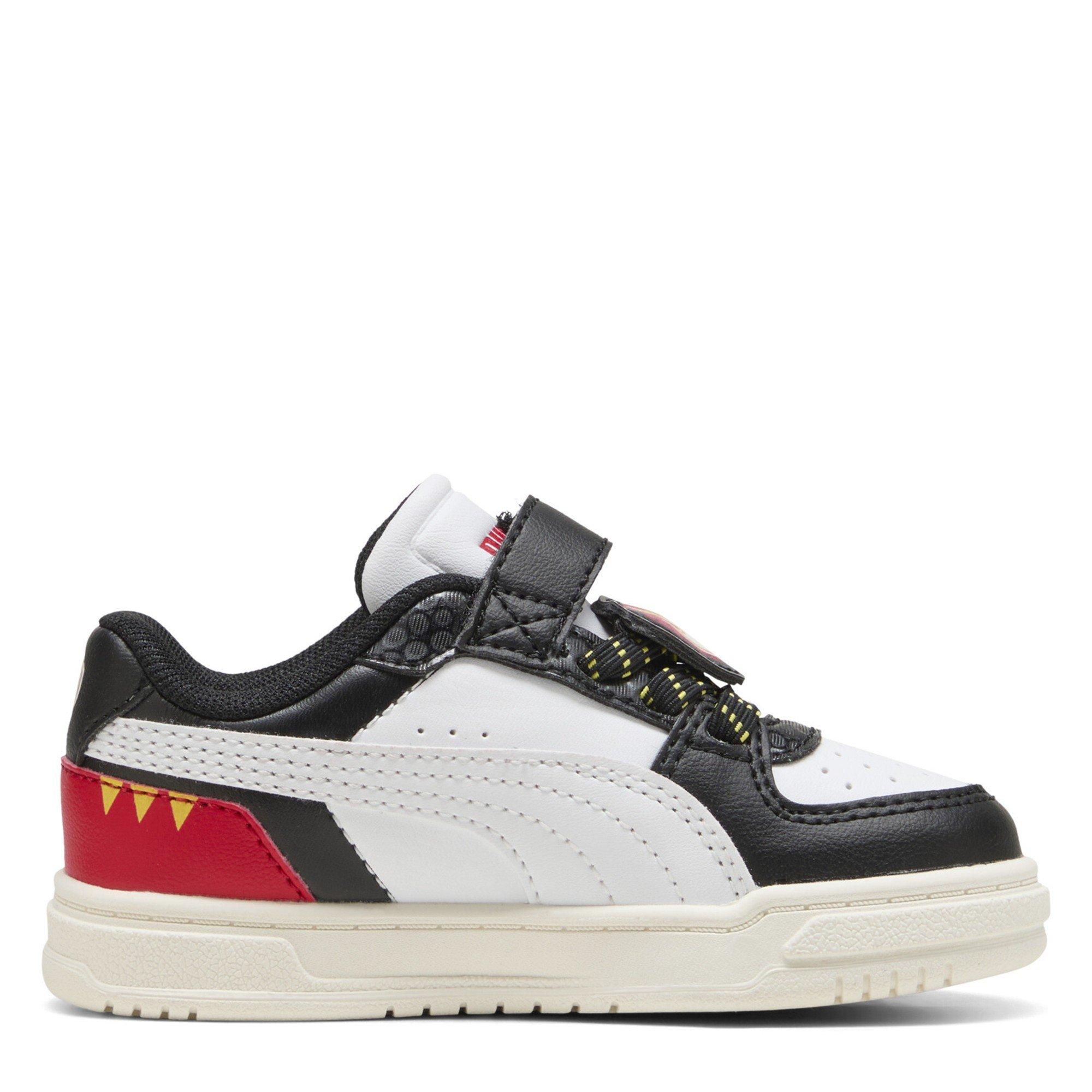 Zwart/Wit/Rood - Puma - Kids' Low-Top Trainers - 4