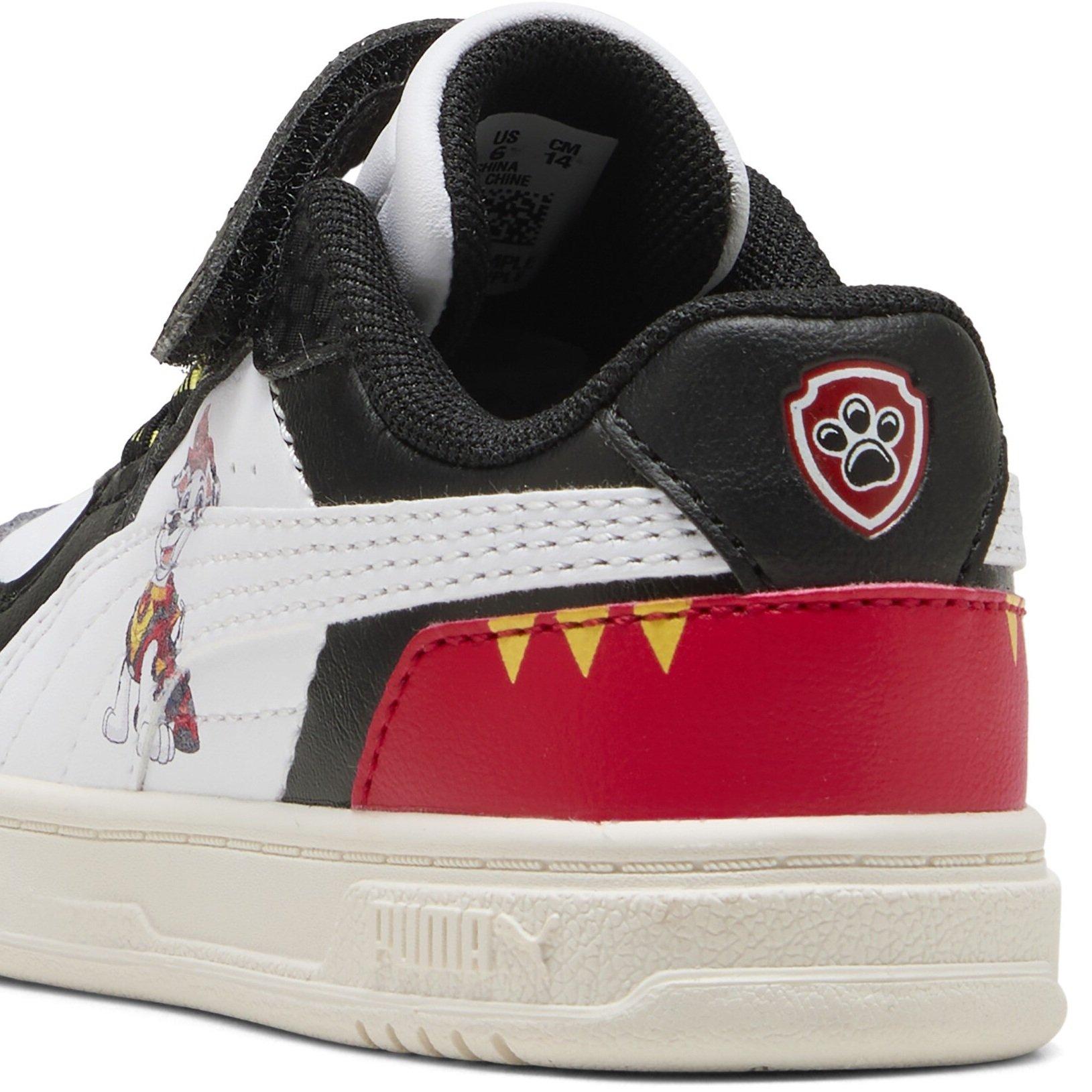Zwart/Wit/Rood - Puma - Kids' Low-Top Trainers - 5