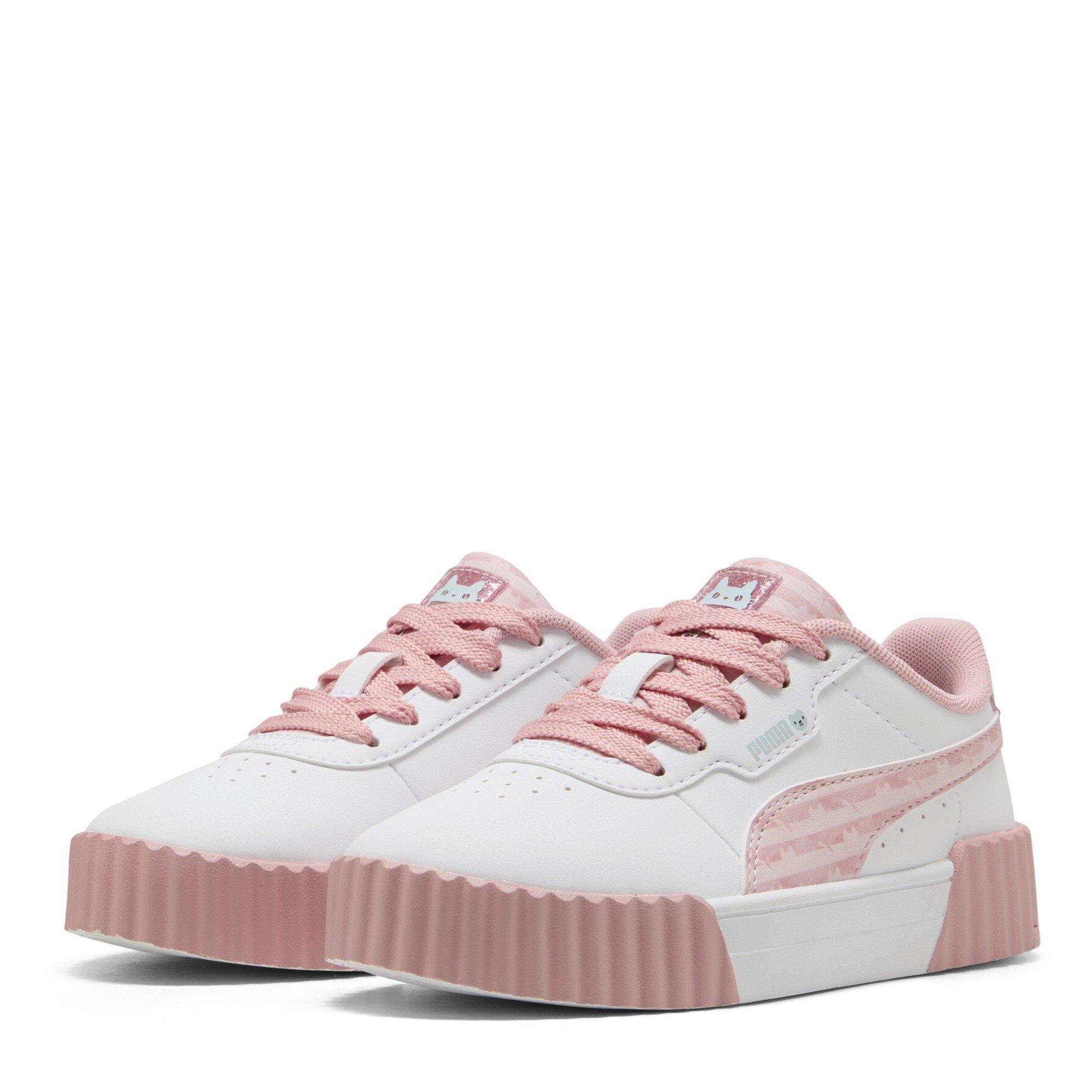 White/Wild Pink - Puma - Puma Carina 3.O Gabbys Dollhouse Kids Trainer - 1