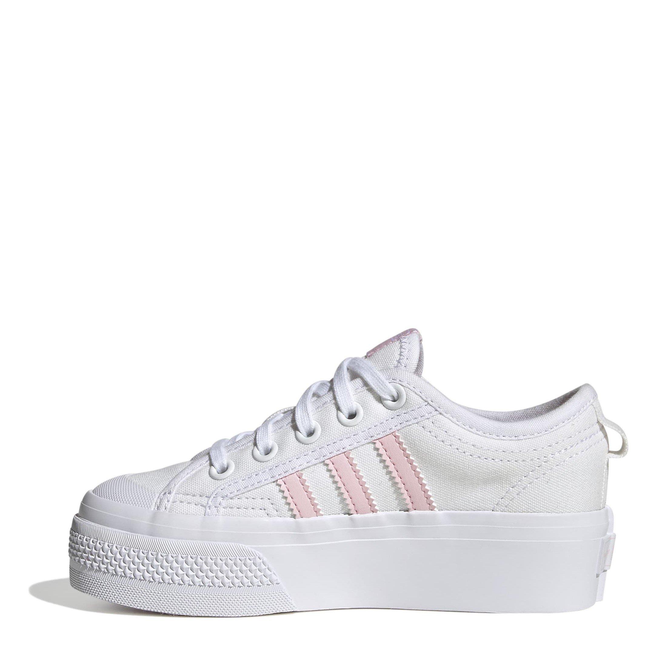 Blanco - adidas - Nizza Platform Shoes Childrens - 2