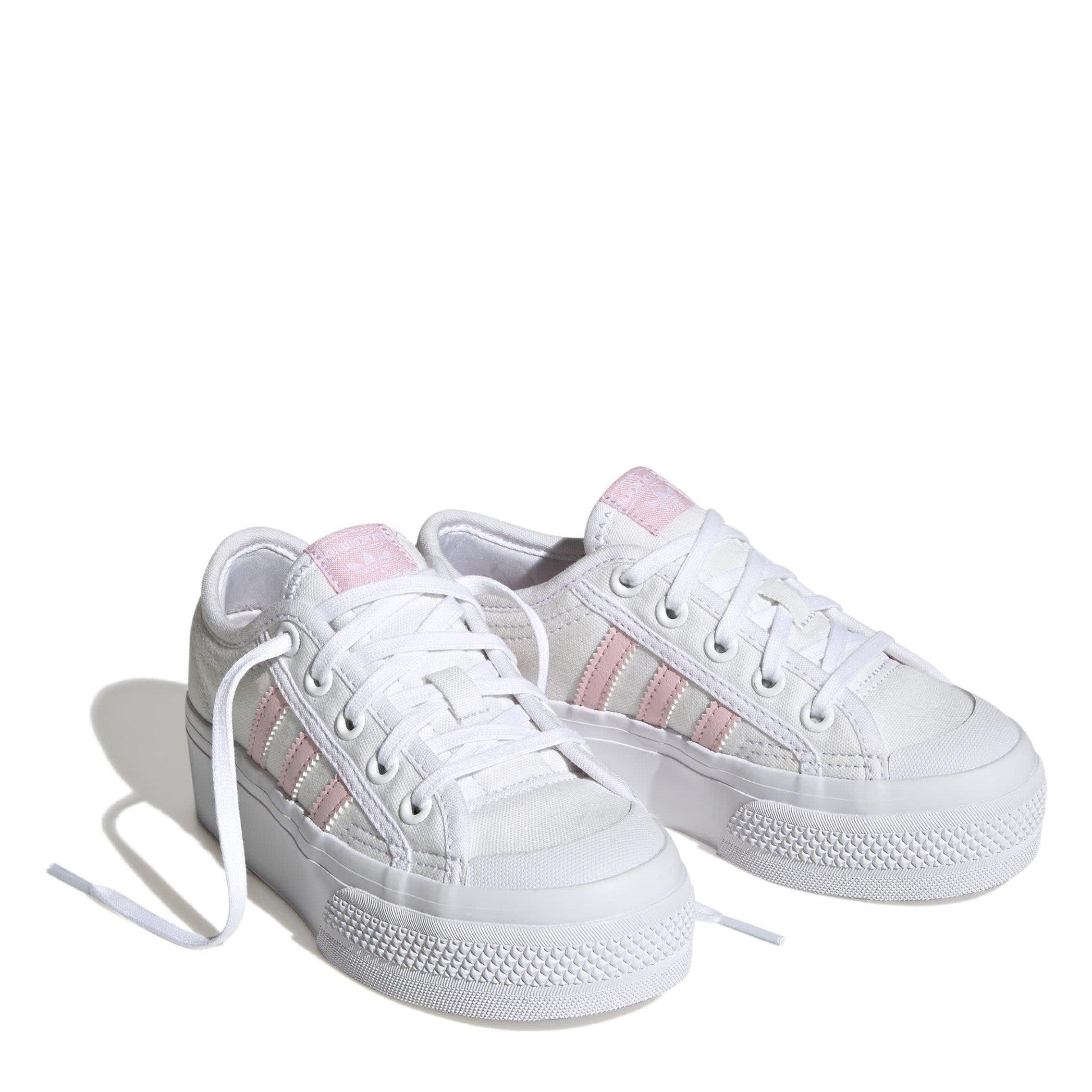 Blanco - adidas - Nizza Platform Shoes Childrens - 3