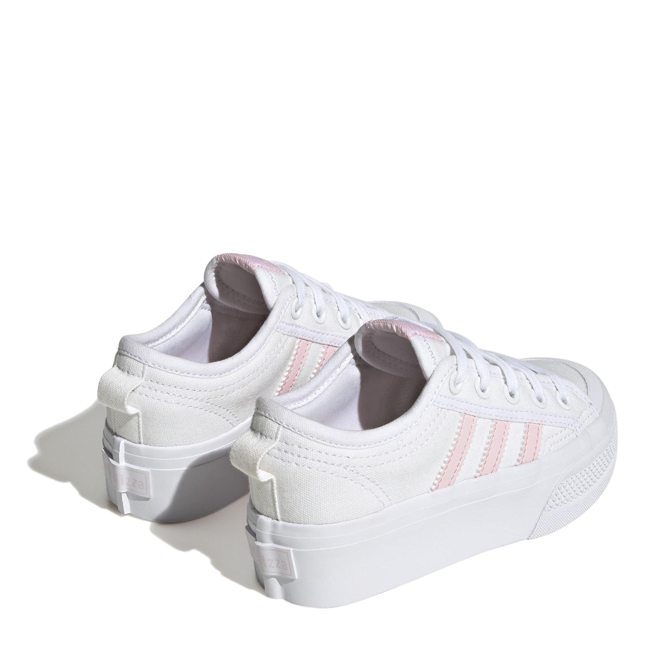 Blanco - adidas - Nizza Platform Shoes Childrens - 4