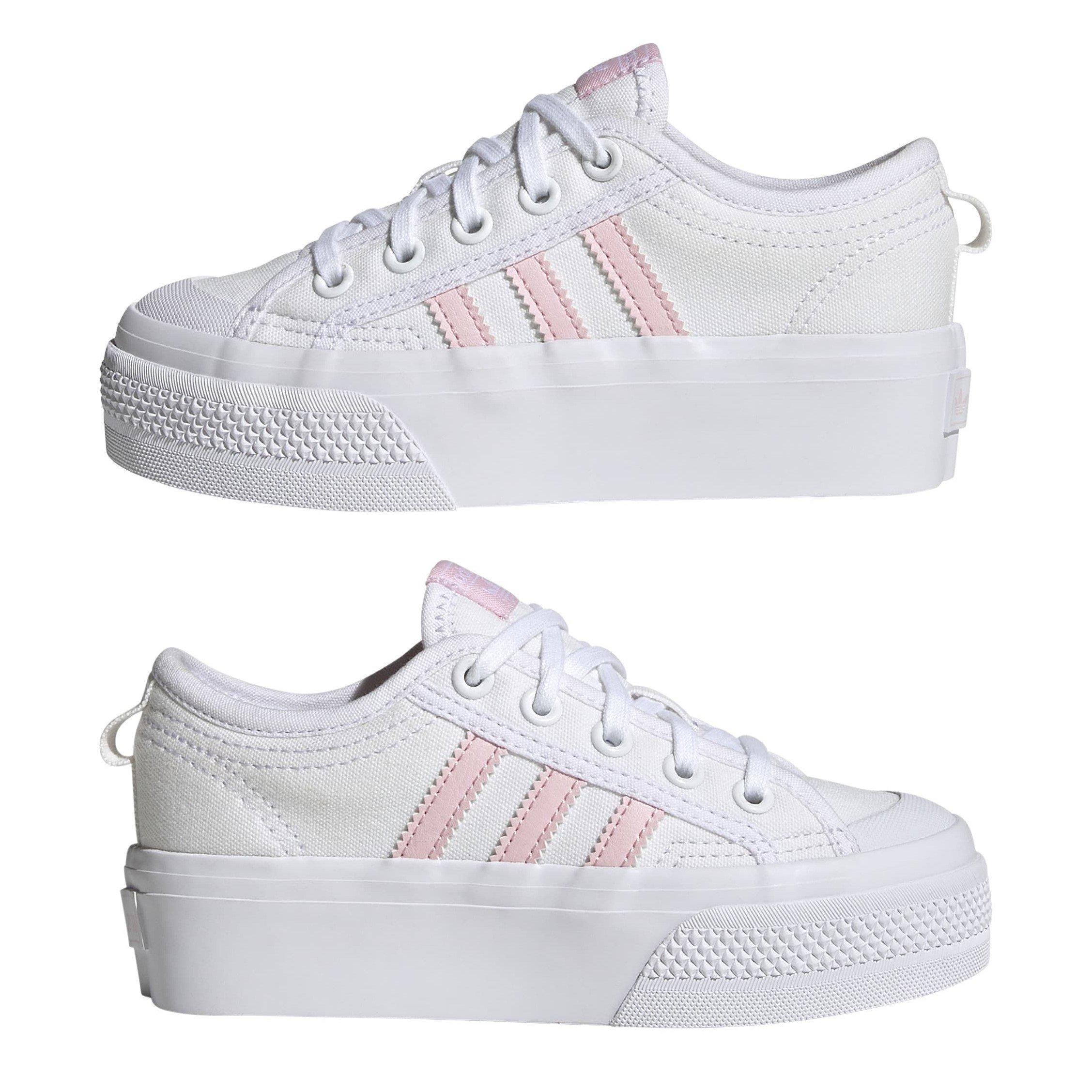 Blanco - adidas - Nizza Platform Shoes Childrens - 9