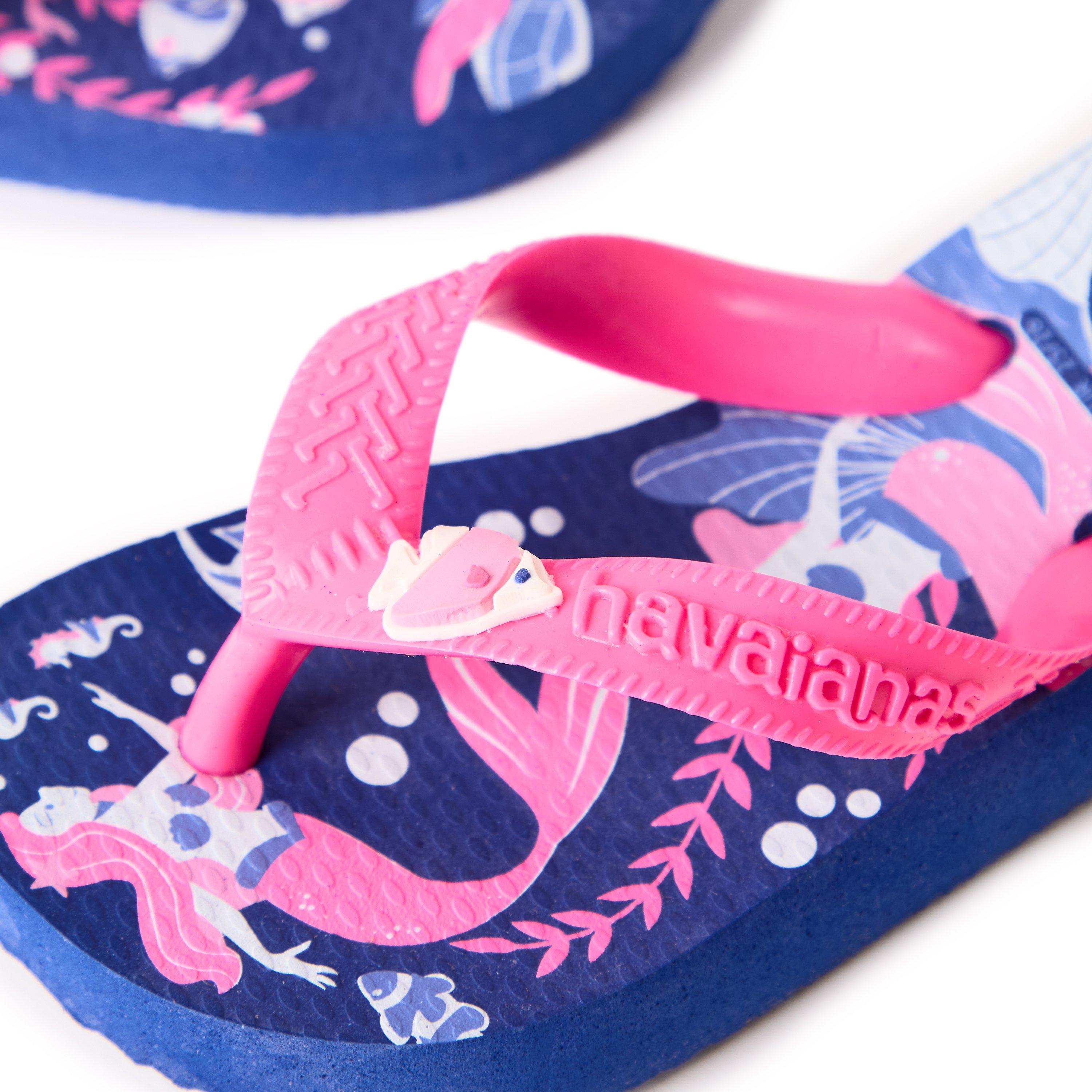 Marine Blue - Havaianas - Hav. Kids Fantasy Marine Blue 23/24 Flip Flops Unisex - 3