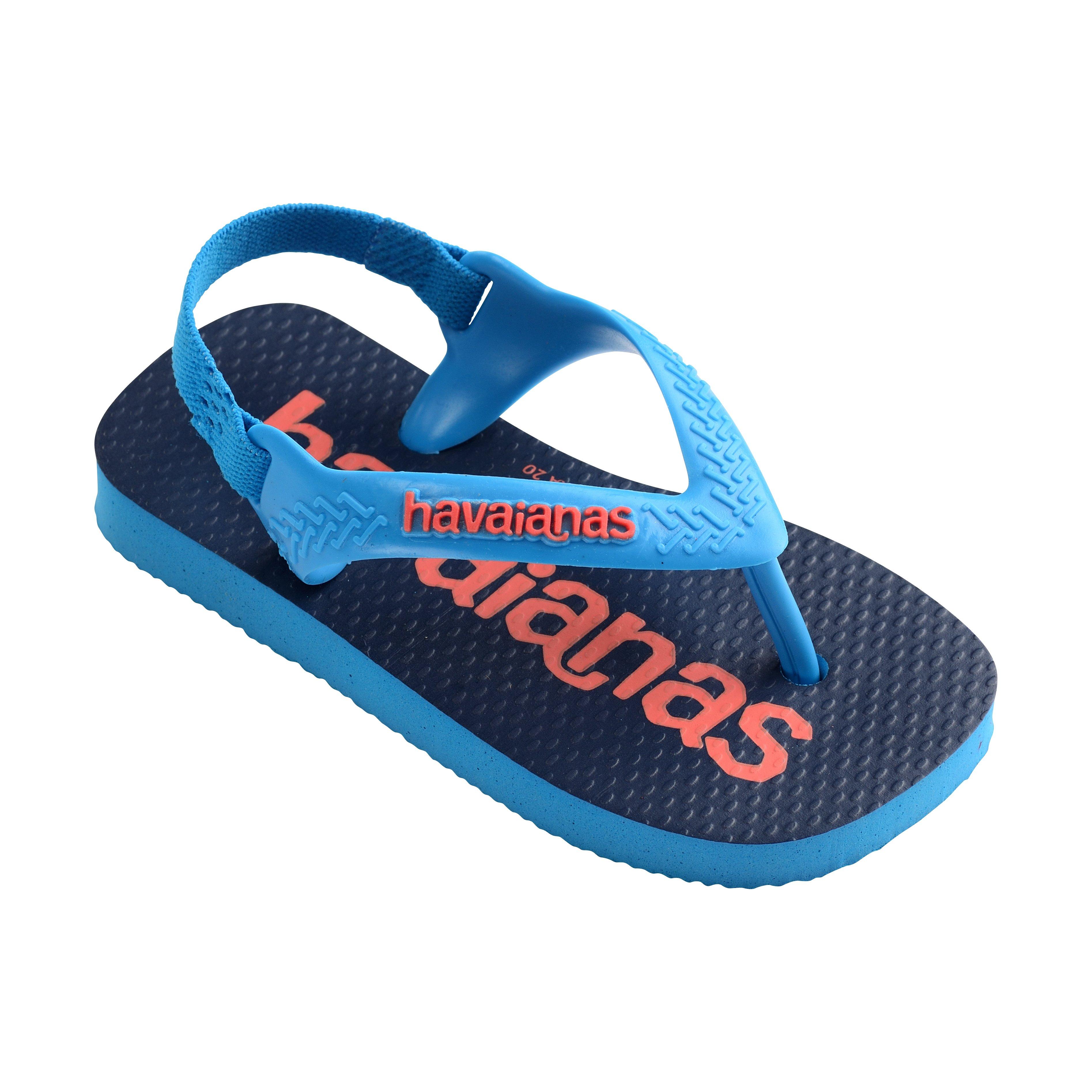 Multi - Havaianas - Hav. Baby Logomania Salmon 19 Flip Flops Unisex Kids - 2