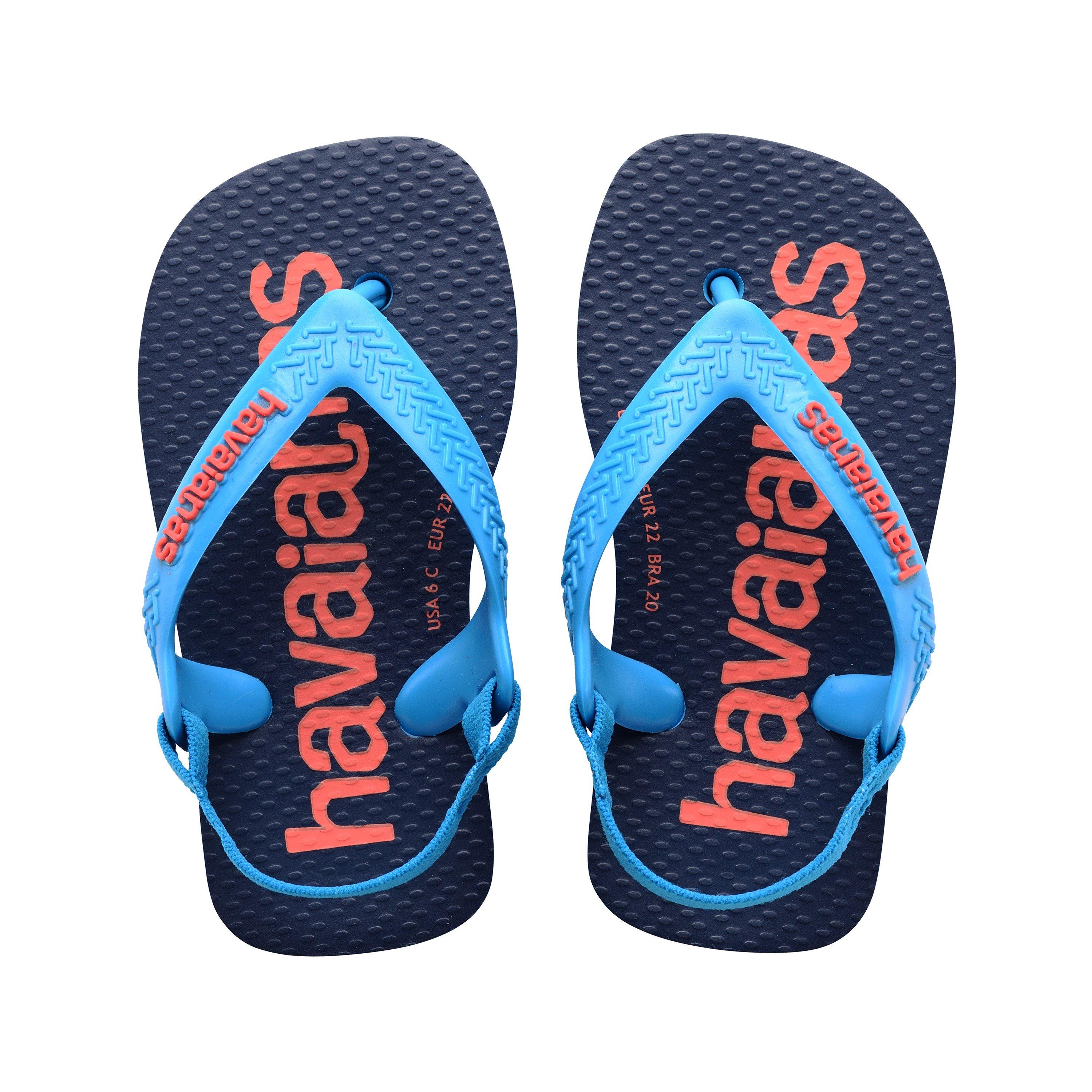 Multi - Havaianas - Hav. Baby Logomania Salmon 19 Flip Flops Unisex Kids - 3