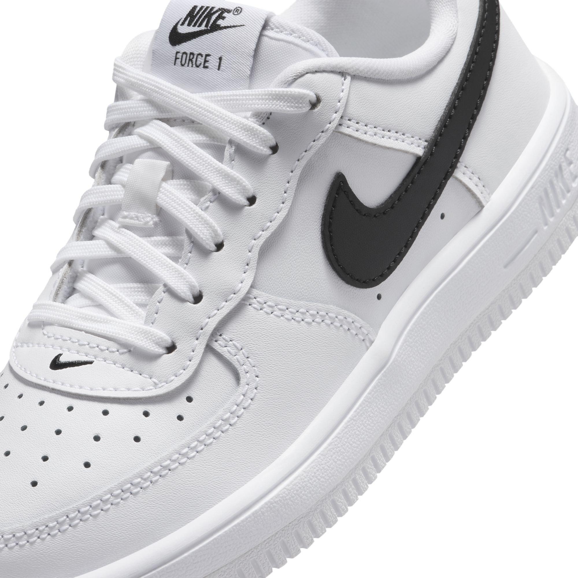 White/Black - Nike - Kids' Air Force 1 Easy Leather Runners - 7