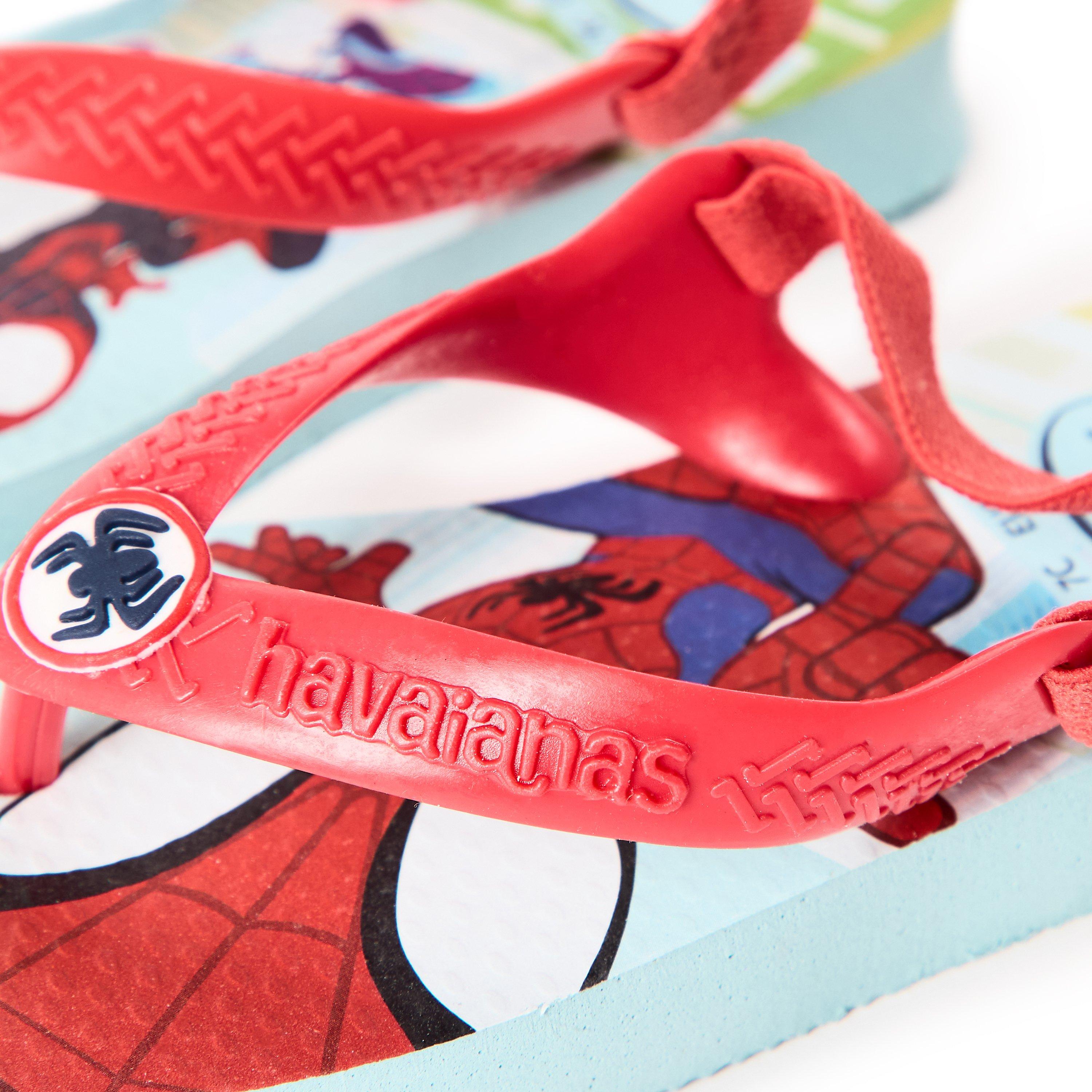 Bluered - Havaianas - Hav. Baby Marvel Blue/Red 19 Flip Flops Unisex Kids - 3