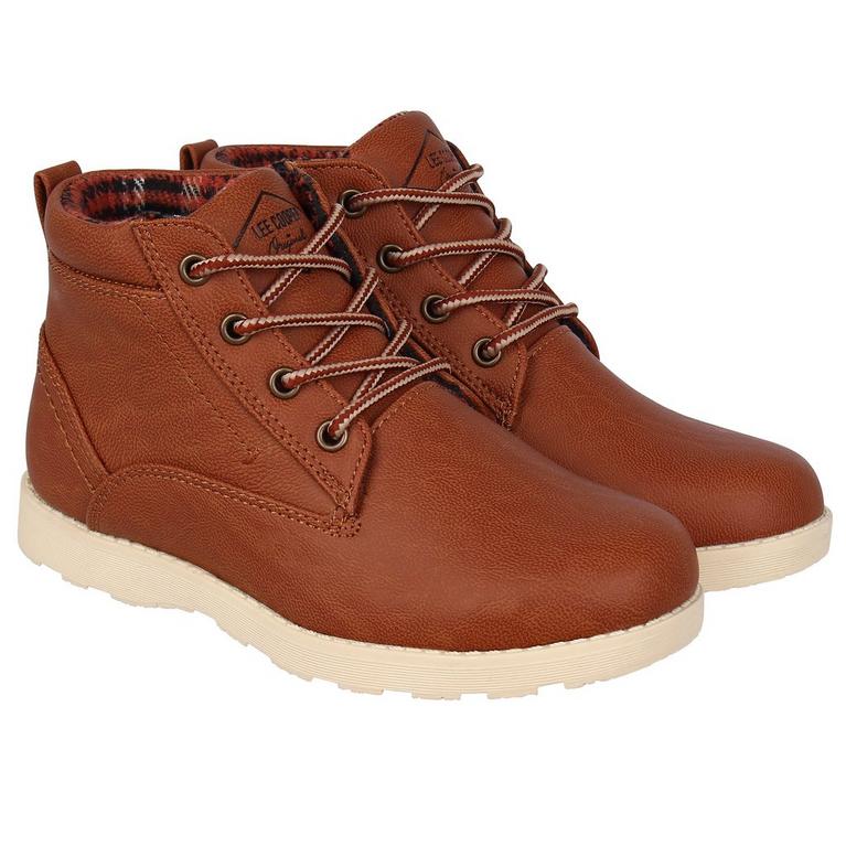 Tan - Lee Cooper - Lee Deans Child Boys Rugged Boots - 5