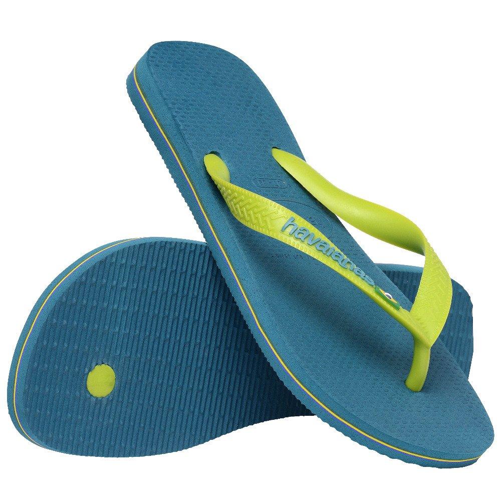 Amznte Blue - Havaianas - Kids' Brasil Logo Rose Gum Flip Flops - 3