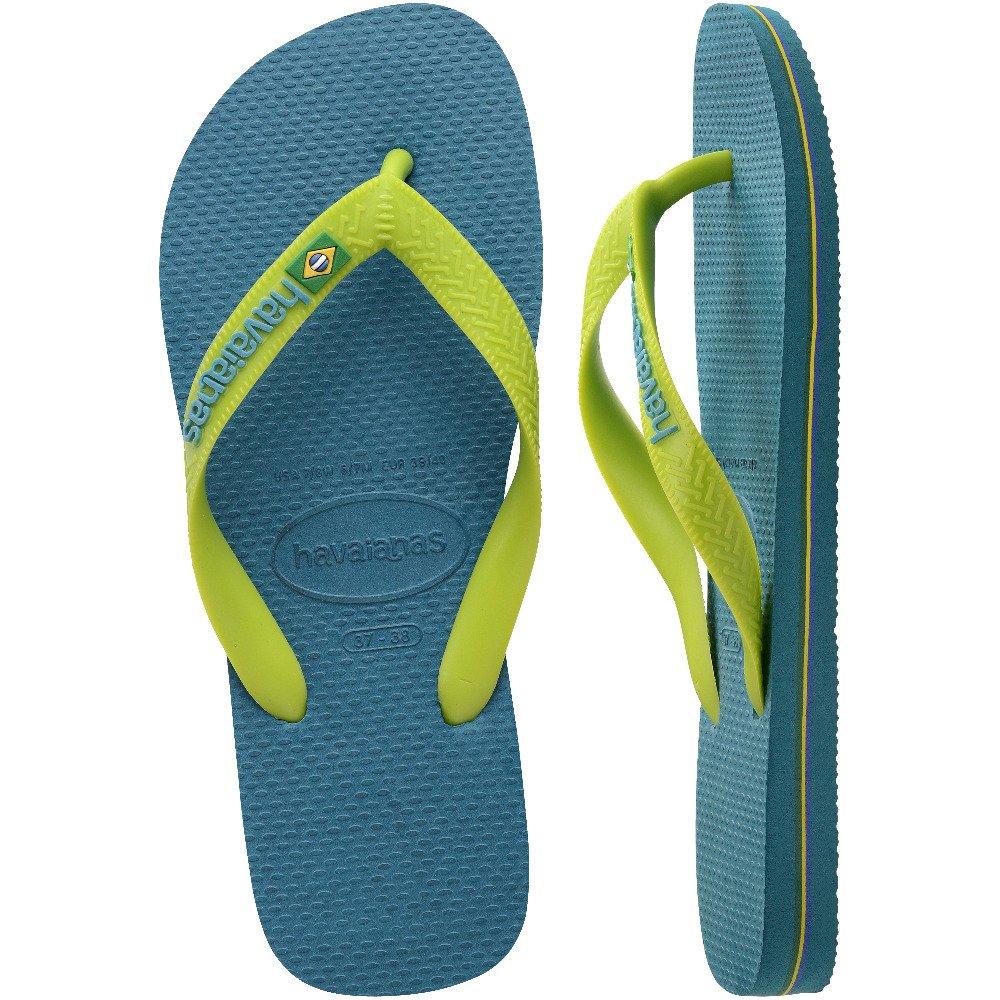 Amznte Blue - Havaianas - Kids' Brasil Logo Rose Gum Flip Flops - 4