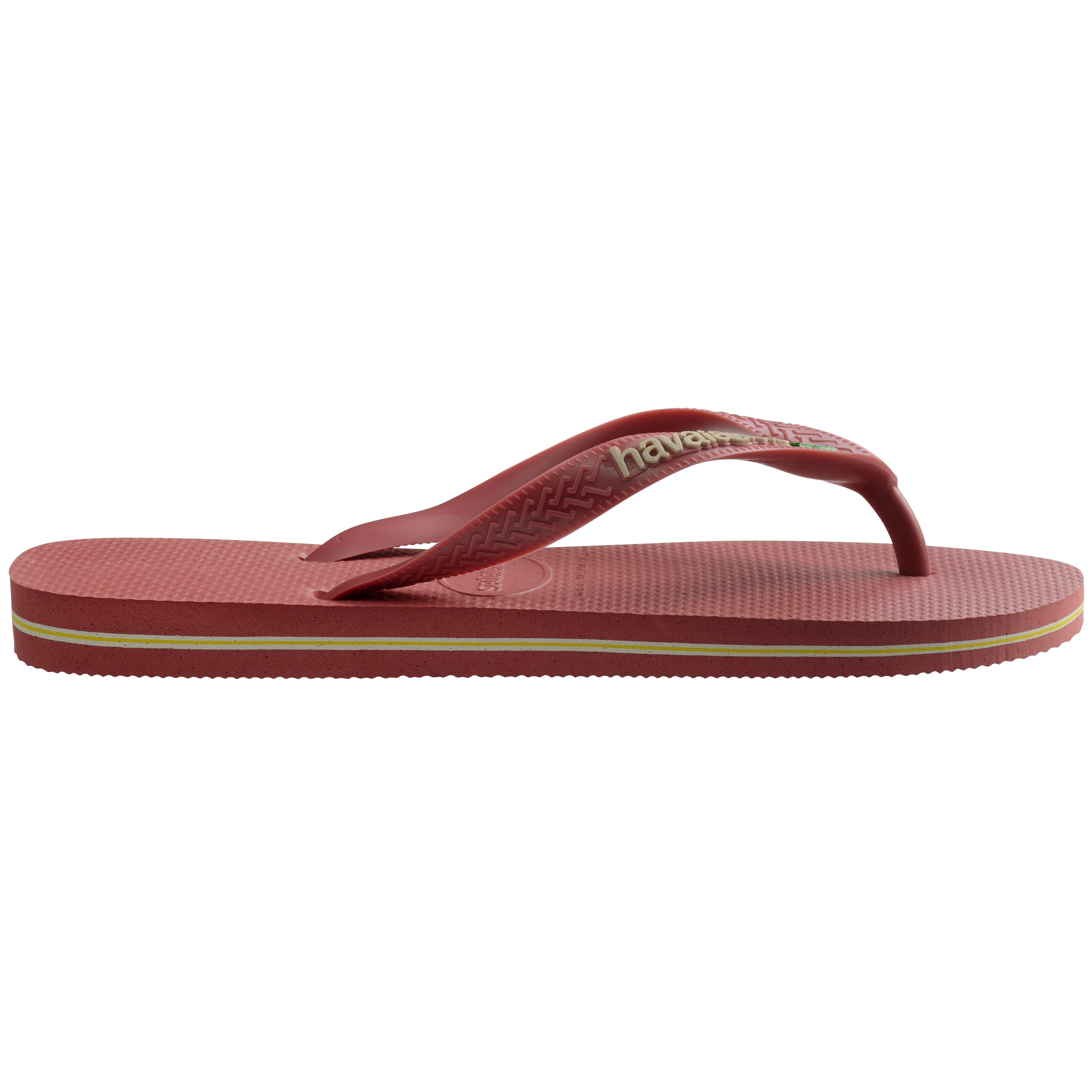 Pau - Havaianas - Kids' Brasil Logo Rose Gum Flip Flops - 2