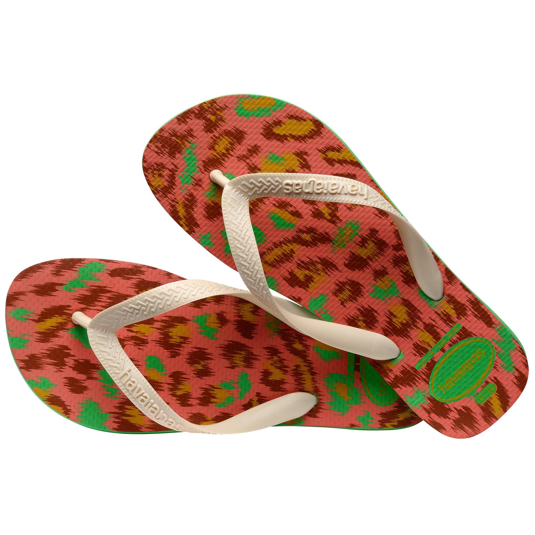 Leaf Green - Havaianas - Hav. Top Animals Grey Silver/Ice Gr Flip Flops Girls - 3