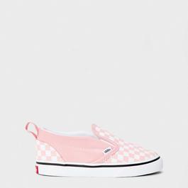Vans Td Slip-On V (Checkerboard) Powder Canvas Trainers Unisex Kids