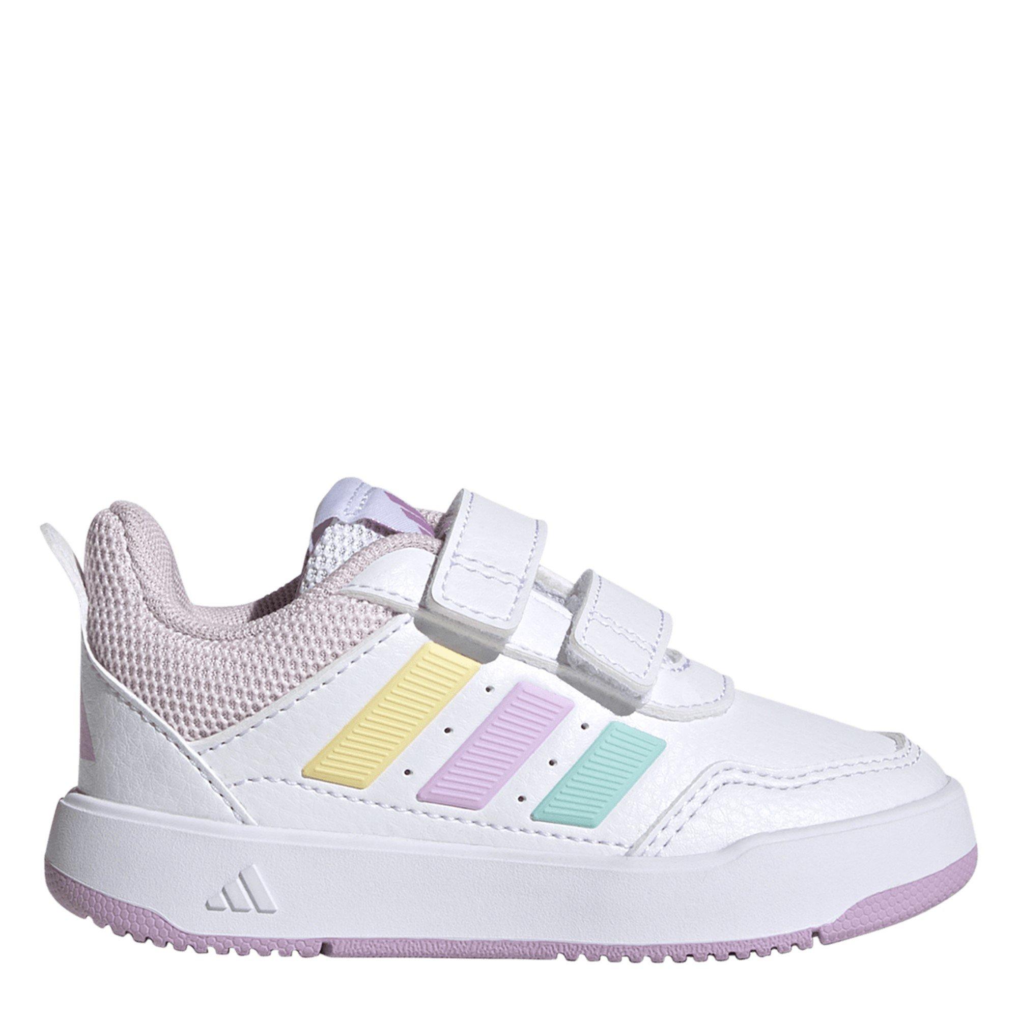 Wht/Aqua/Lilac - adidas - Kids' Low-Top Trainers - 1