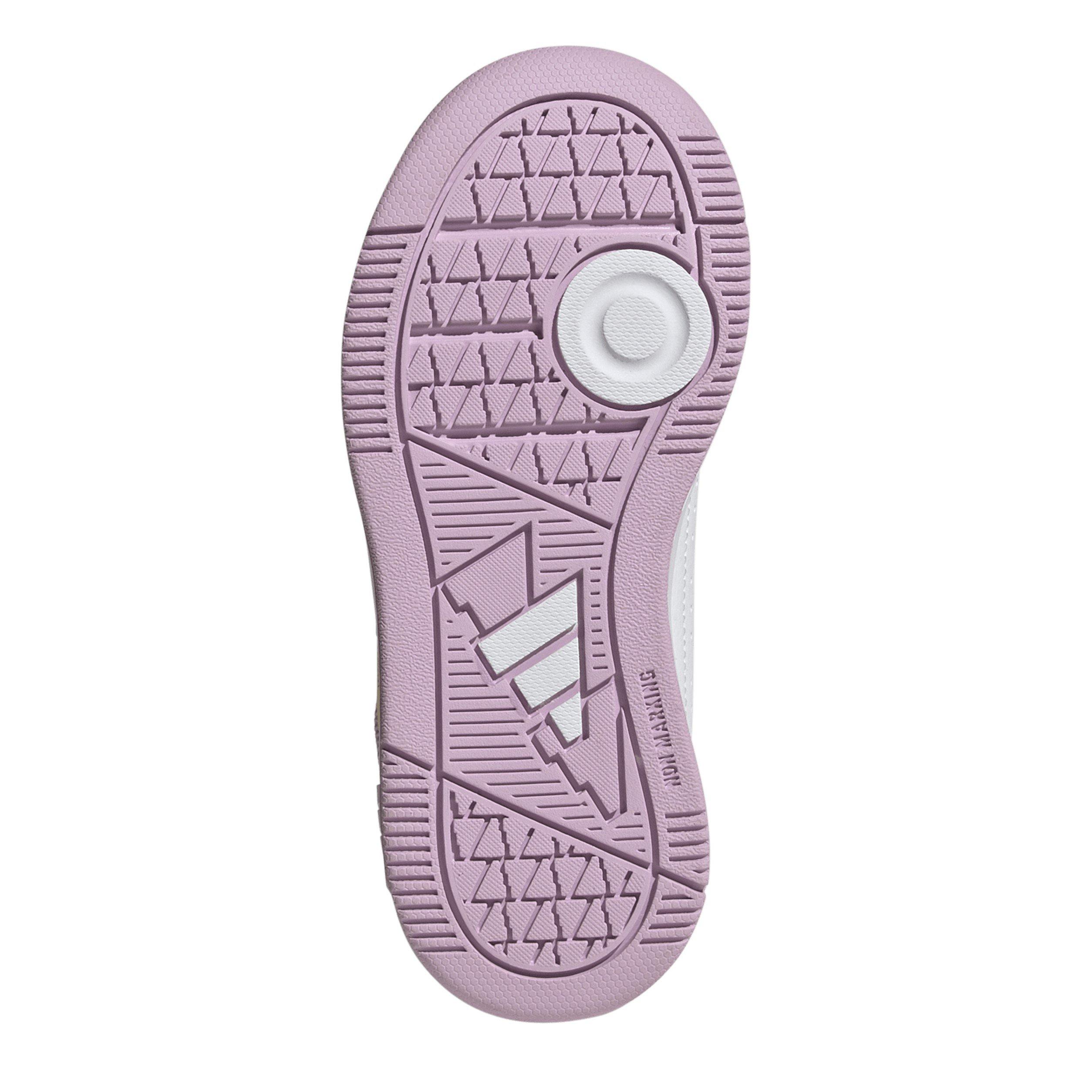 Wht/Lilac/Aqua - adidas - Kids' Low-Top Trainers - 6