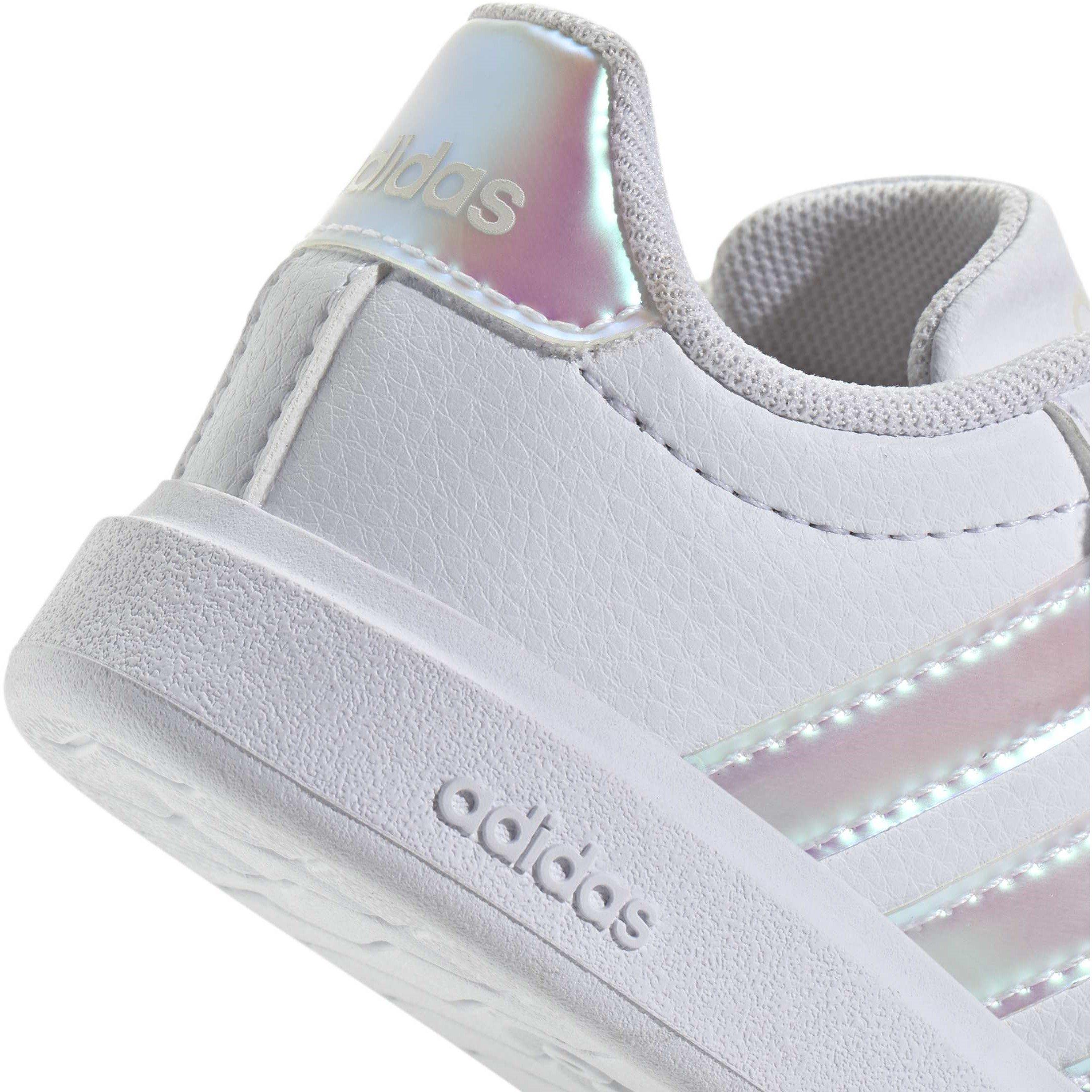 Wht/Iridescent - adidas - Kids' Low-Top Trainers - 8