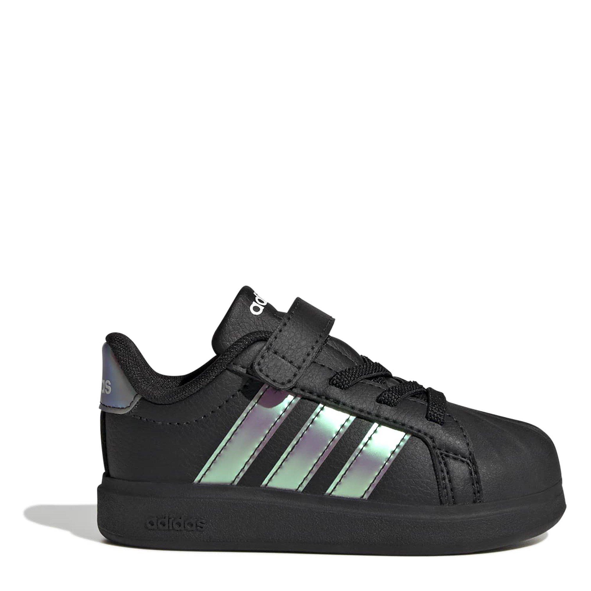 Blk/Iridescent - adidas - Kids' Low-Top Trainers - 1