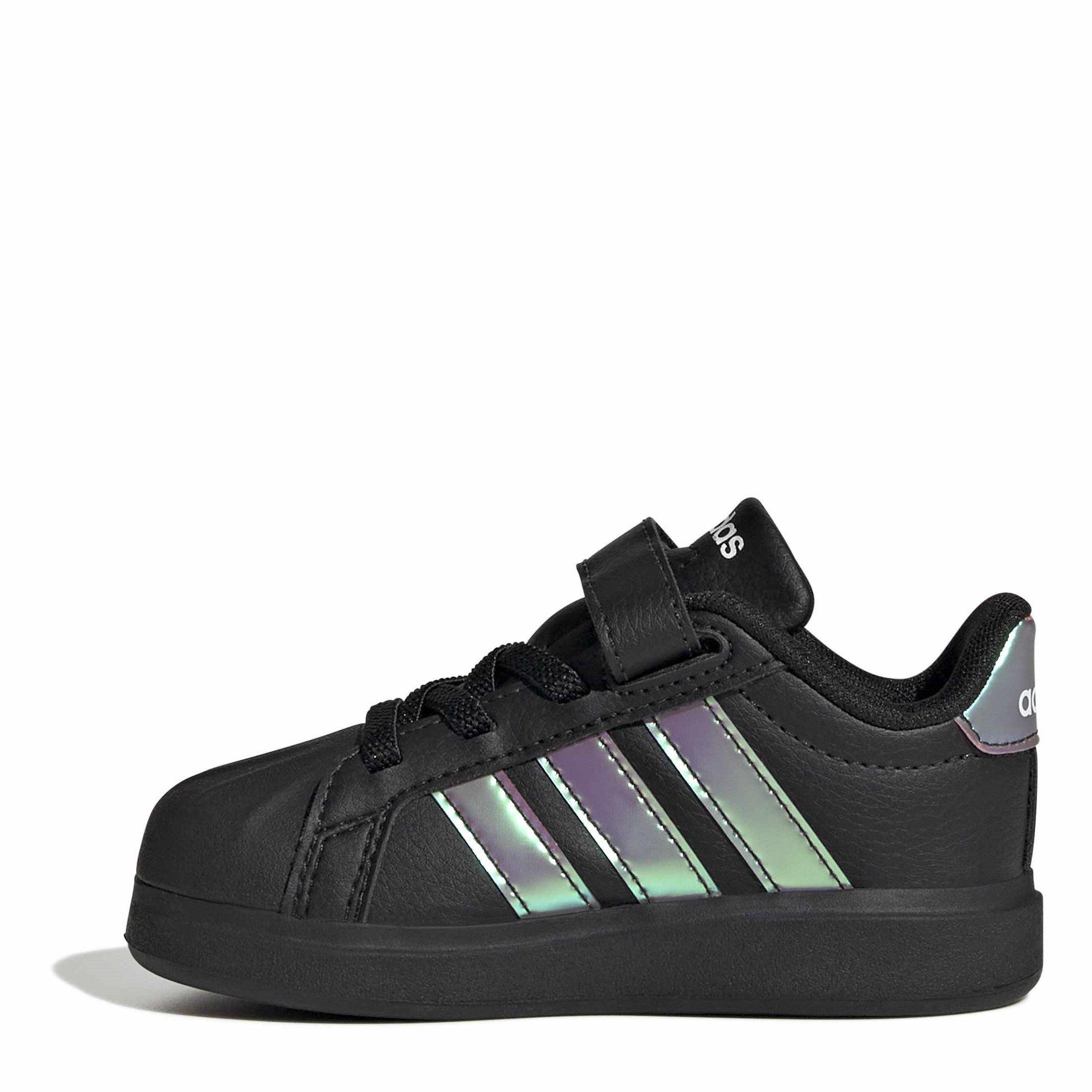 Blk/Iridescent - adidas - Kids' Low-Top Trainers - 2