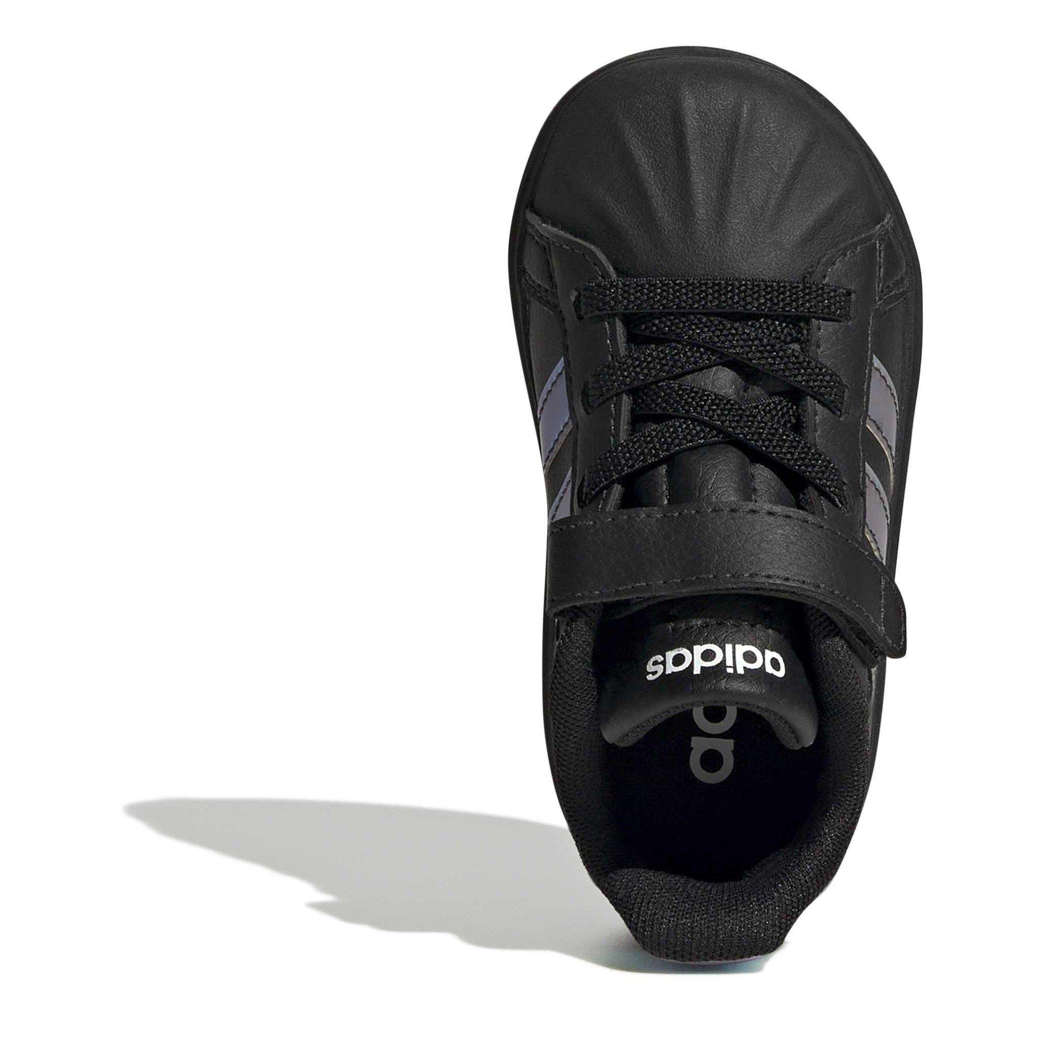 Blk/Iridescent - adidas - Kids' Low-Top Trainers - 5