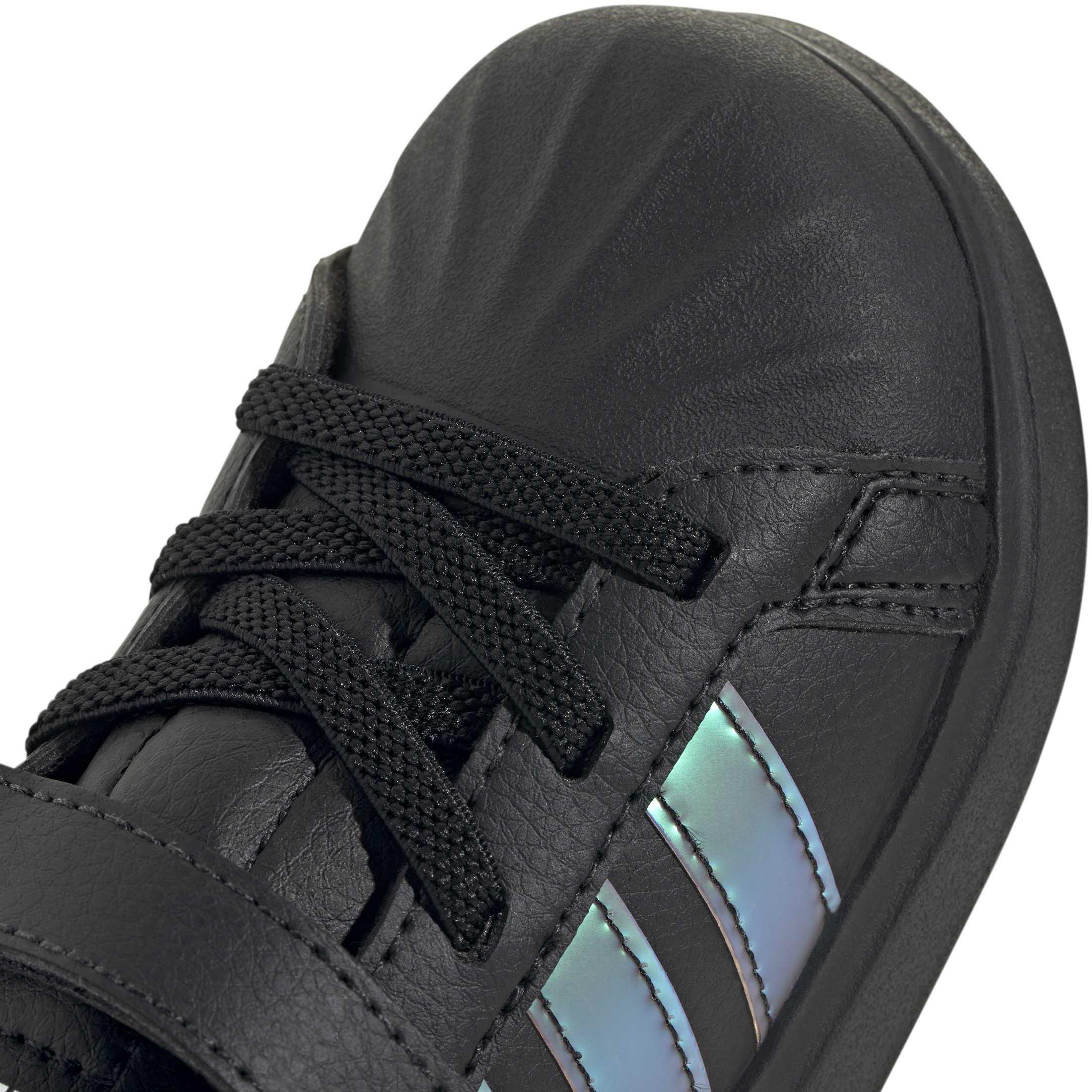 Blk/Iridescent - adidas - Kids' Low-Top Trainers - 8