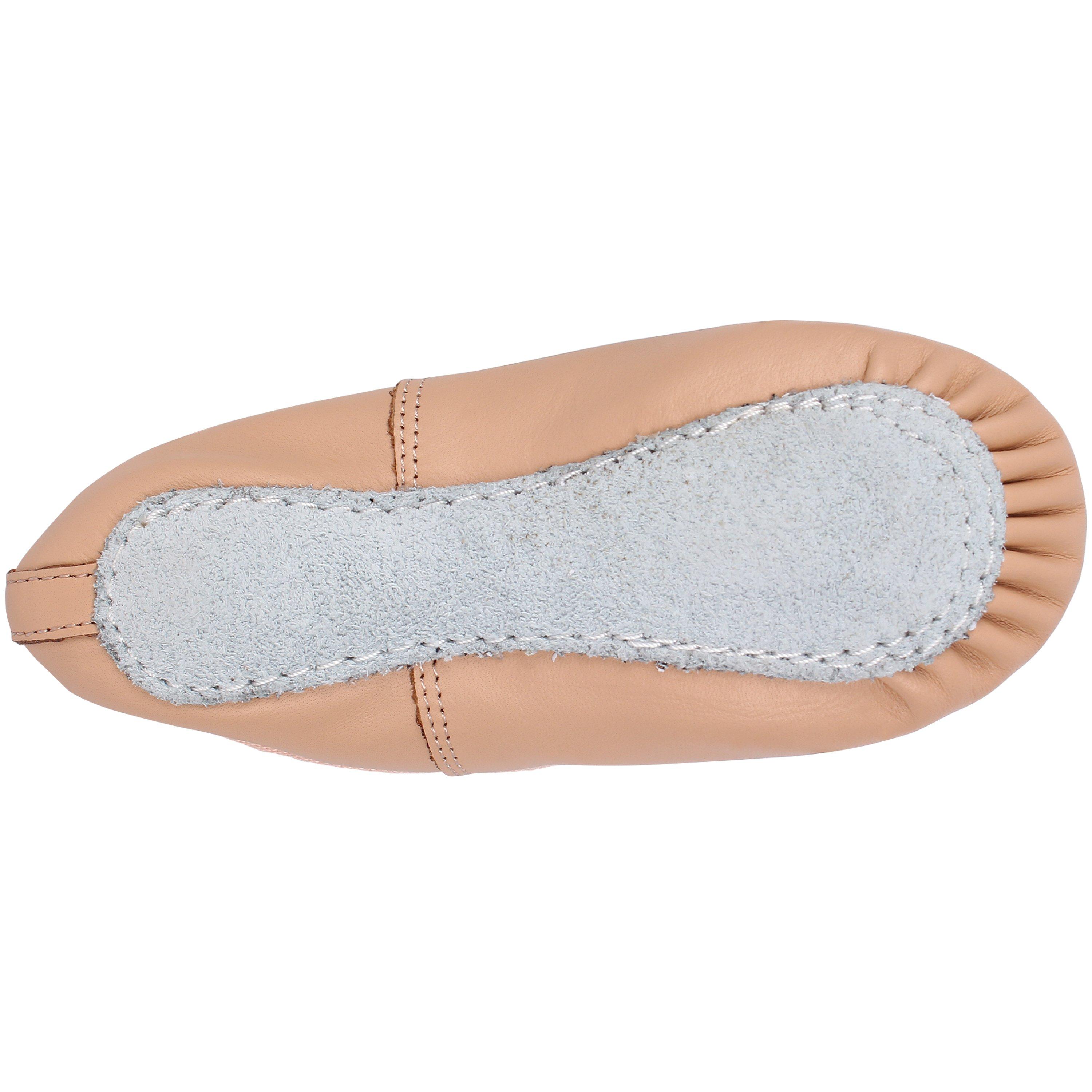 Nude - Slazenger - Full Sole Leather Ballet Shoe Infant - 2