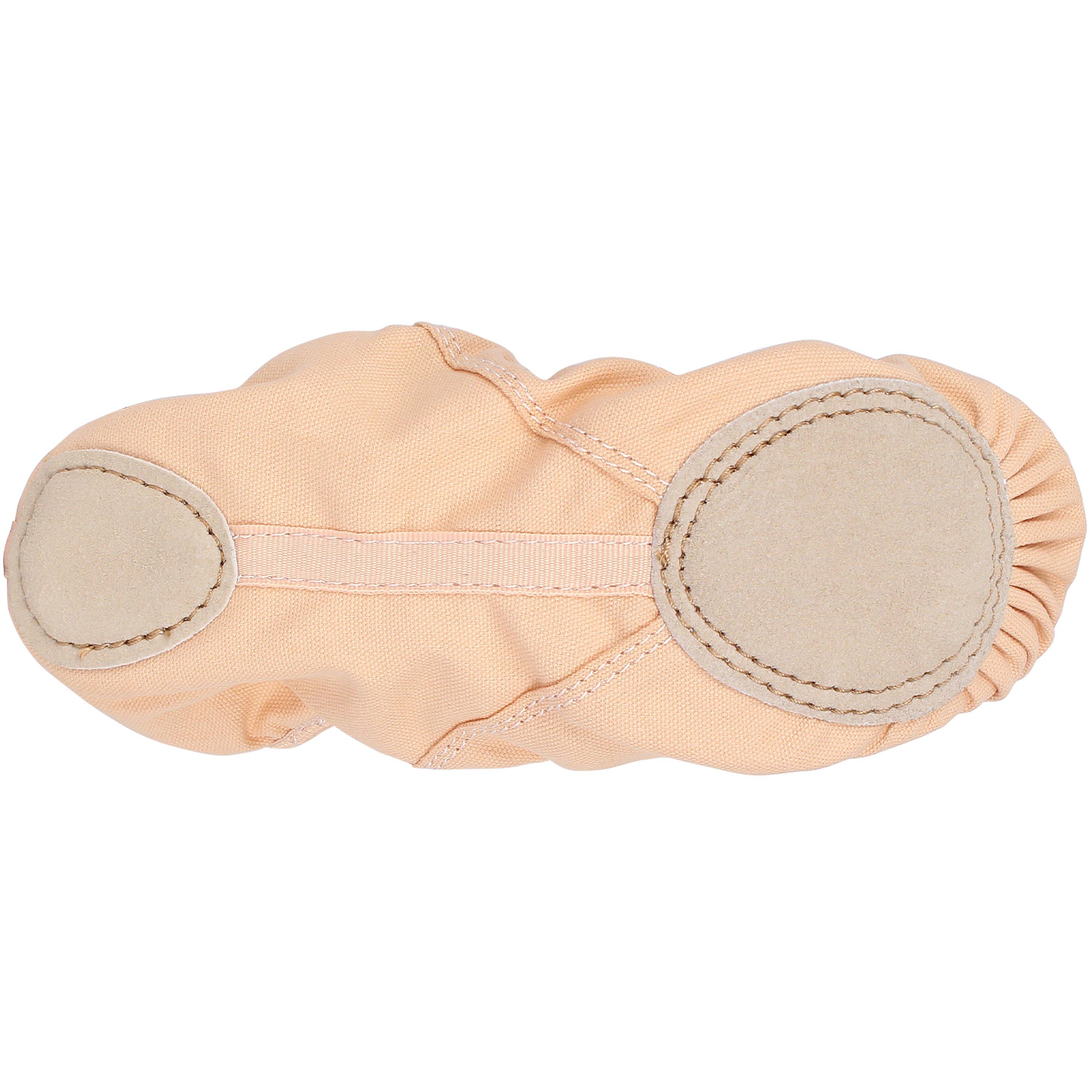 Nude - Slazenger - Split Sole Canvas Ballet Shoe Childrens - 2