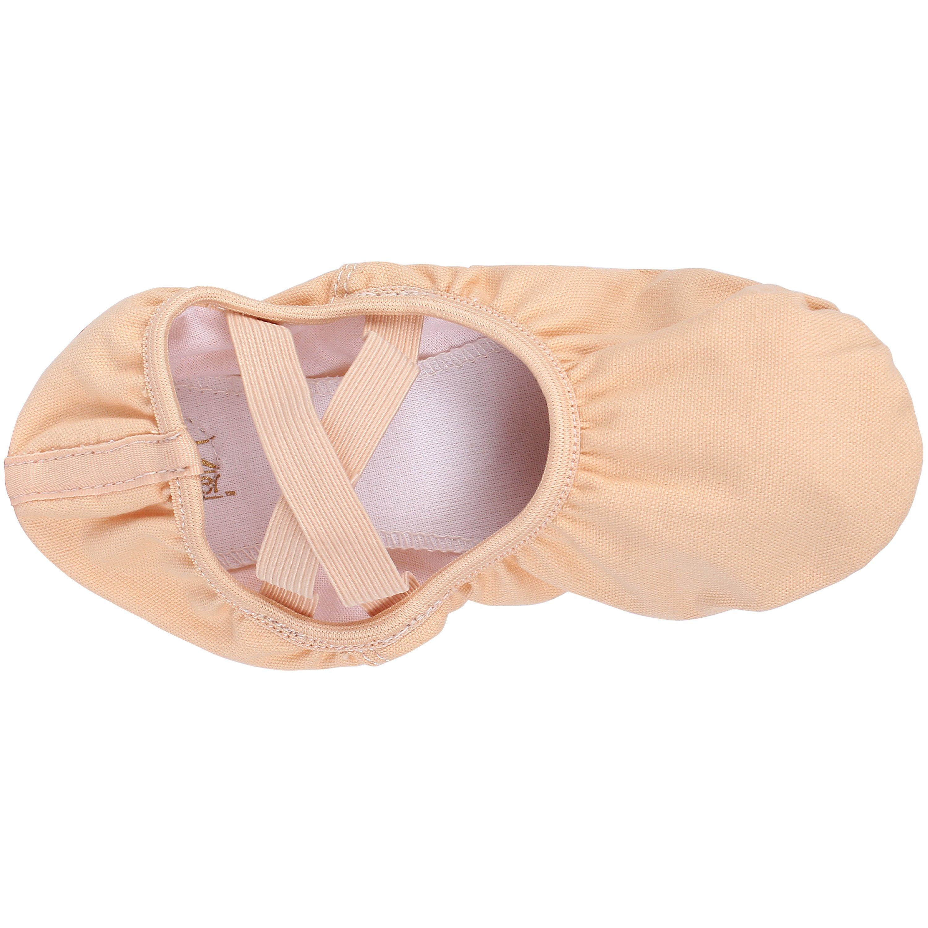 Nude - Slazenger - Split Sole Canvas Ballet Shoe Childrens - 3
