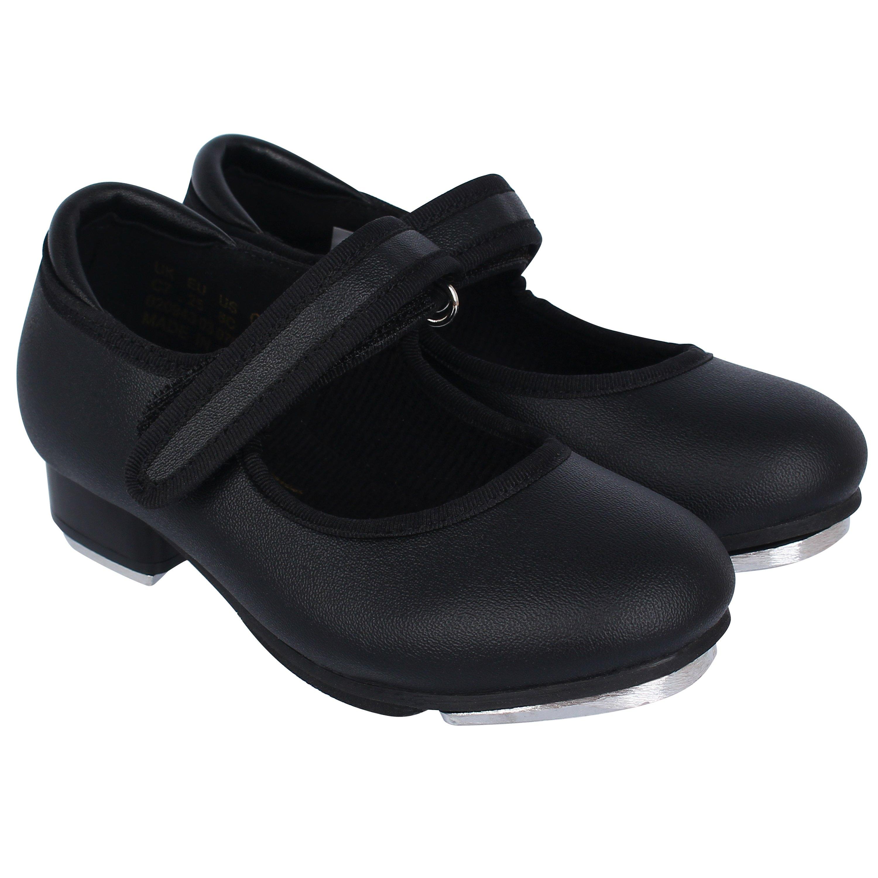 Sort - Slazenger - PU Velcro Infant Tap Shoes - 5