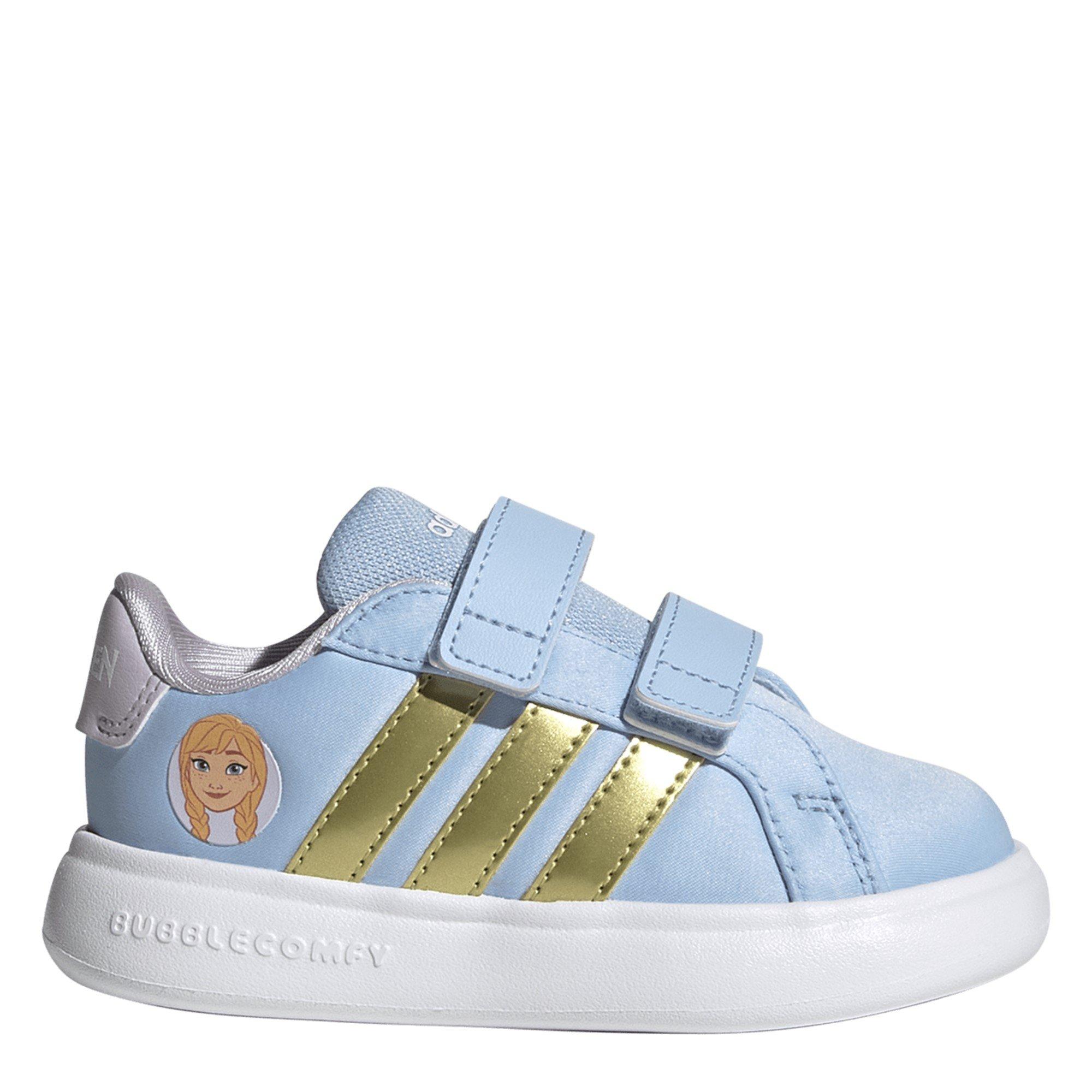 Blue/Gold/Lvndr - adidas - Kids' Grand C Anna Low-Top Trainers - 1