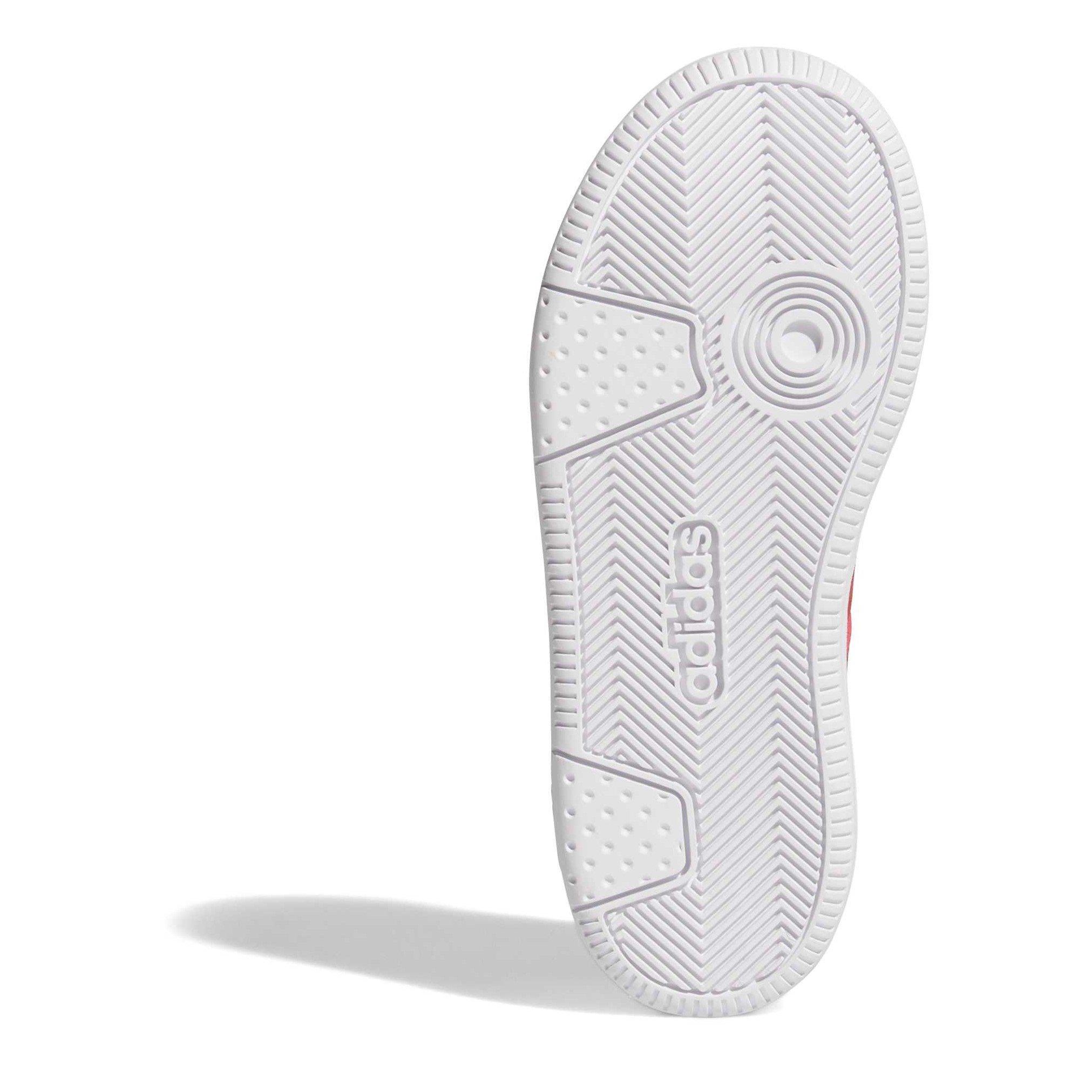  White/Red - adidas - Kids' Basketball Trainers - 6